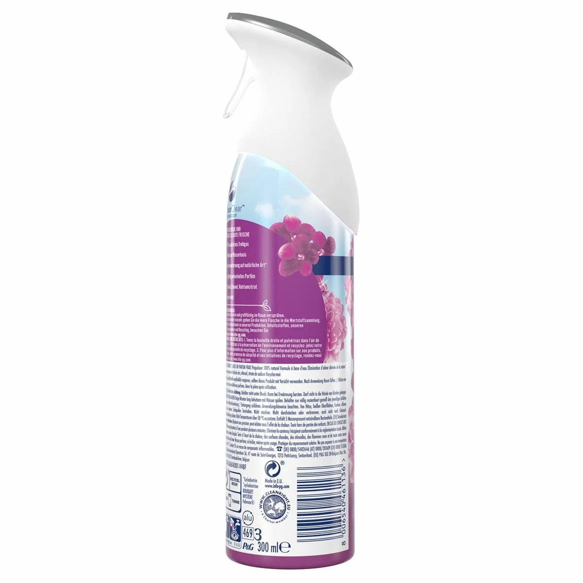 Febreze Odświeżacz powietrza (300 ml) ametystu do kwiatów, spray do pomieszczeń usuwa zapachy i pozostawia świeży zapach
