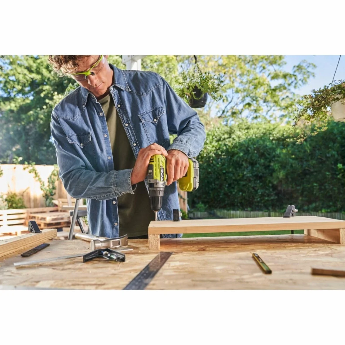 Ryobi R18PD3-220T 5133003885 Wiertarko-Wkrętarka Udarowa 18V, Moment Obrotowy 50 Nm, 2 Baterie Li+ 2,0 Ah, Ładowarka 1,5A, Toolbox