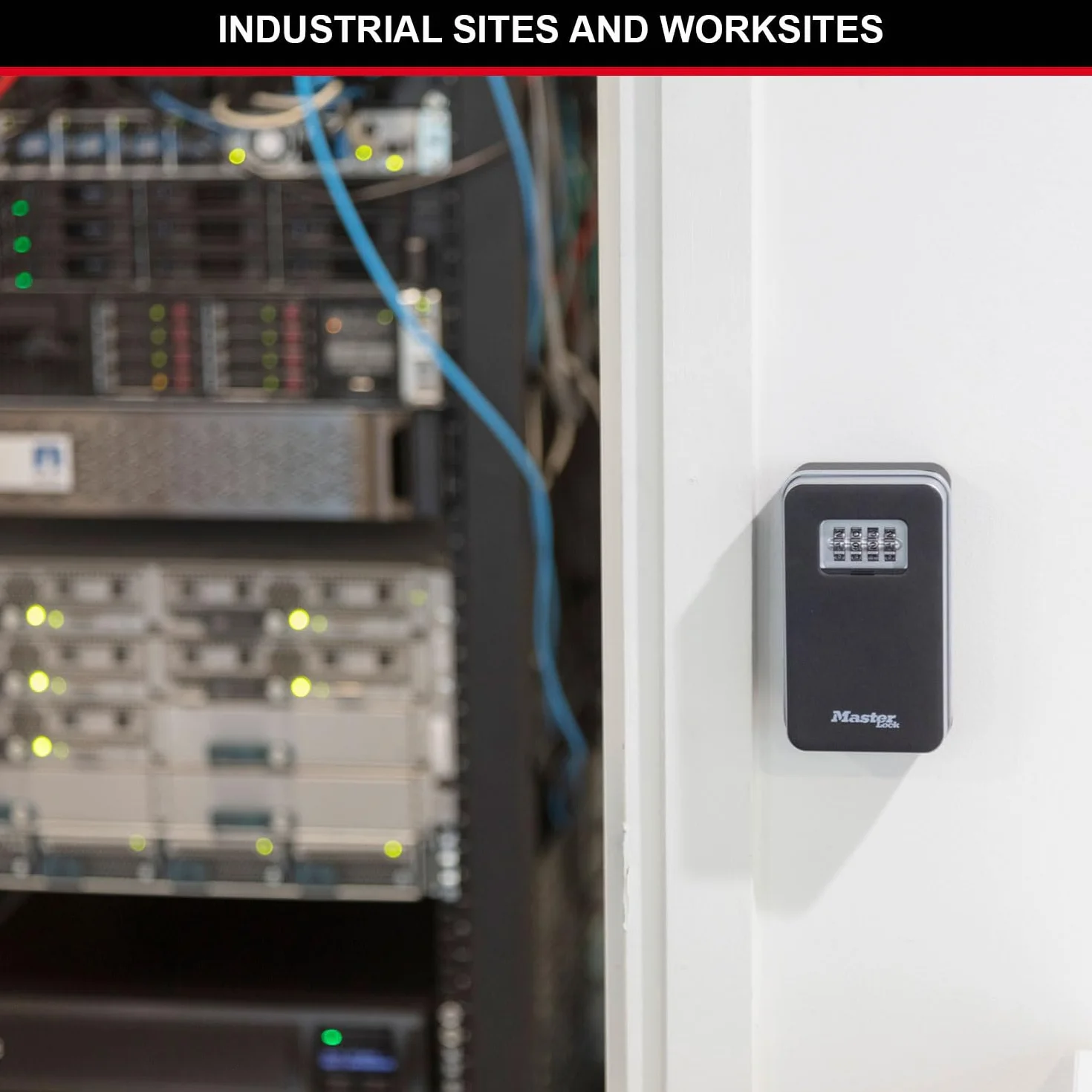 MASTER LOCK Skrzynka na klucze kombinowane do montażu na ścianie, zewnętrzna