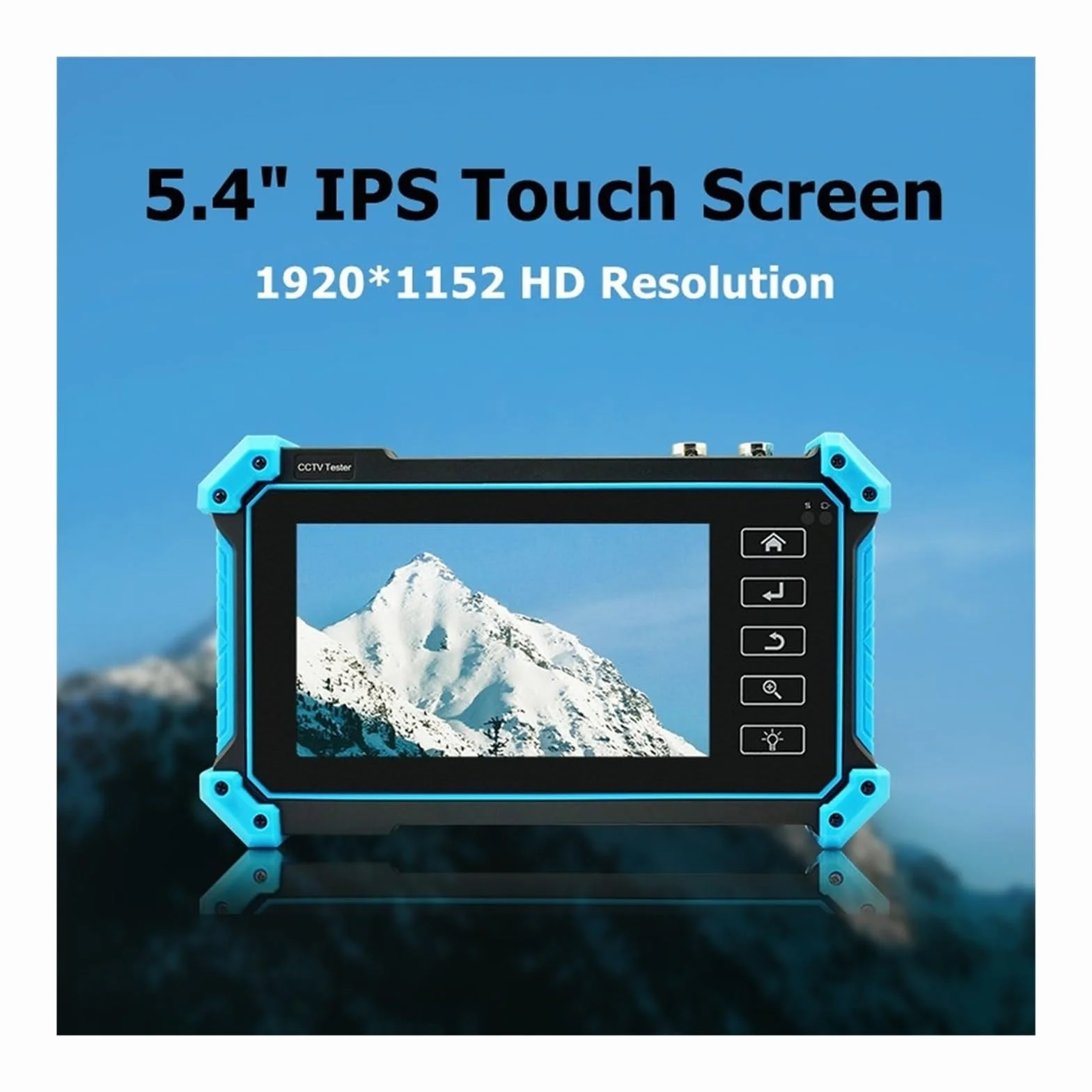 Tester CCTV, IPC-5200C Tester CCTV IPC Plus | Z 8MP AHD CVI TVI SDI Tester kamery 12MP Tester kamery IP 5,4" Ekran dotykowy Tester kabla do testowania kamer CCTV i IP.