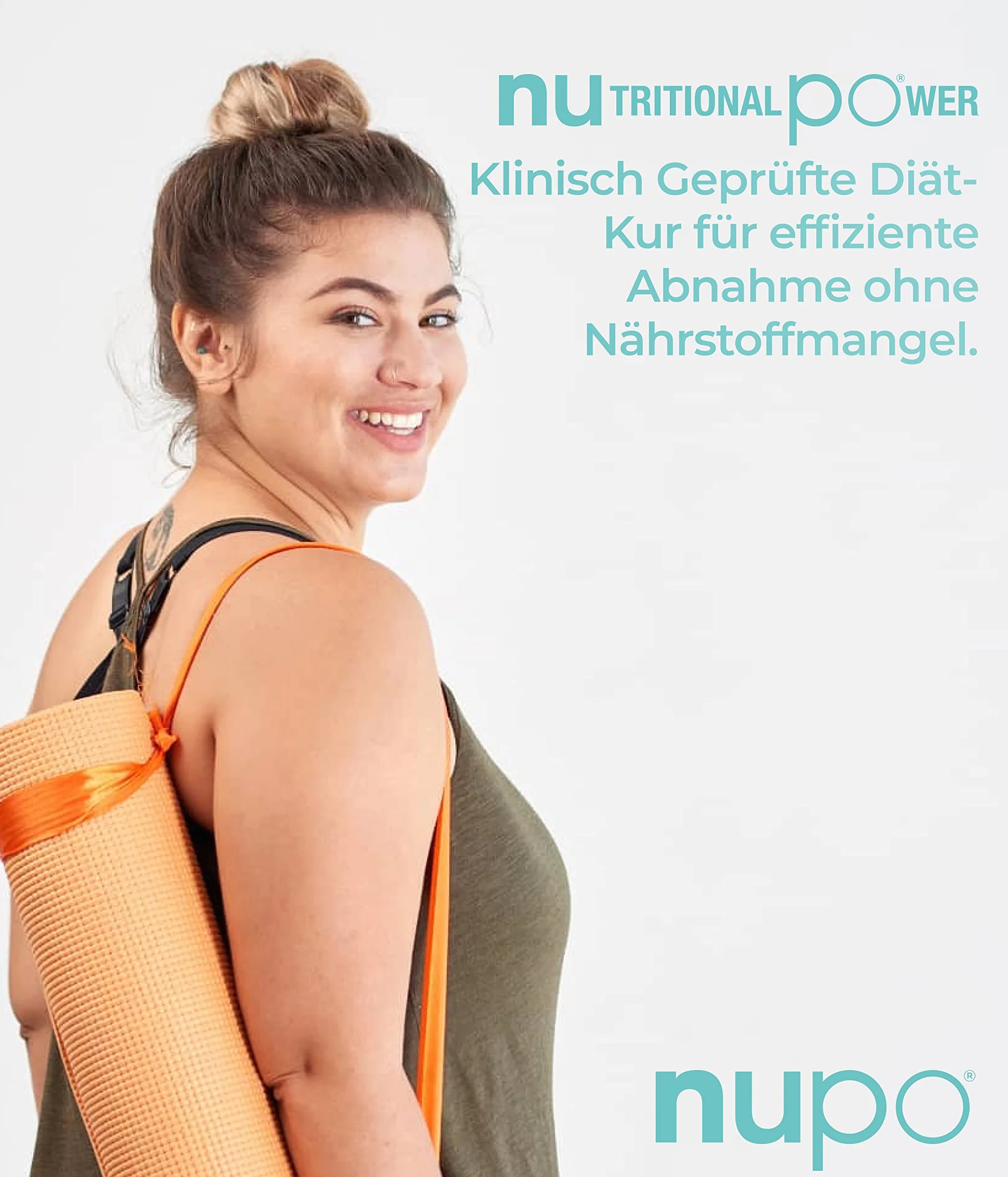 NUPO® Shakes dietetyczny do odchudzania, wegański, bez glutenu (czekoladowo-miętowy - 10 porcji), pyszne koktajle odchudzające dla kobiet i mężczyzn, proszek odchudzający, posiłek do picia jako shake