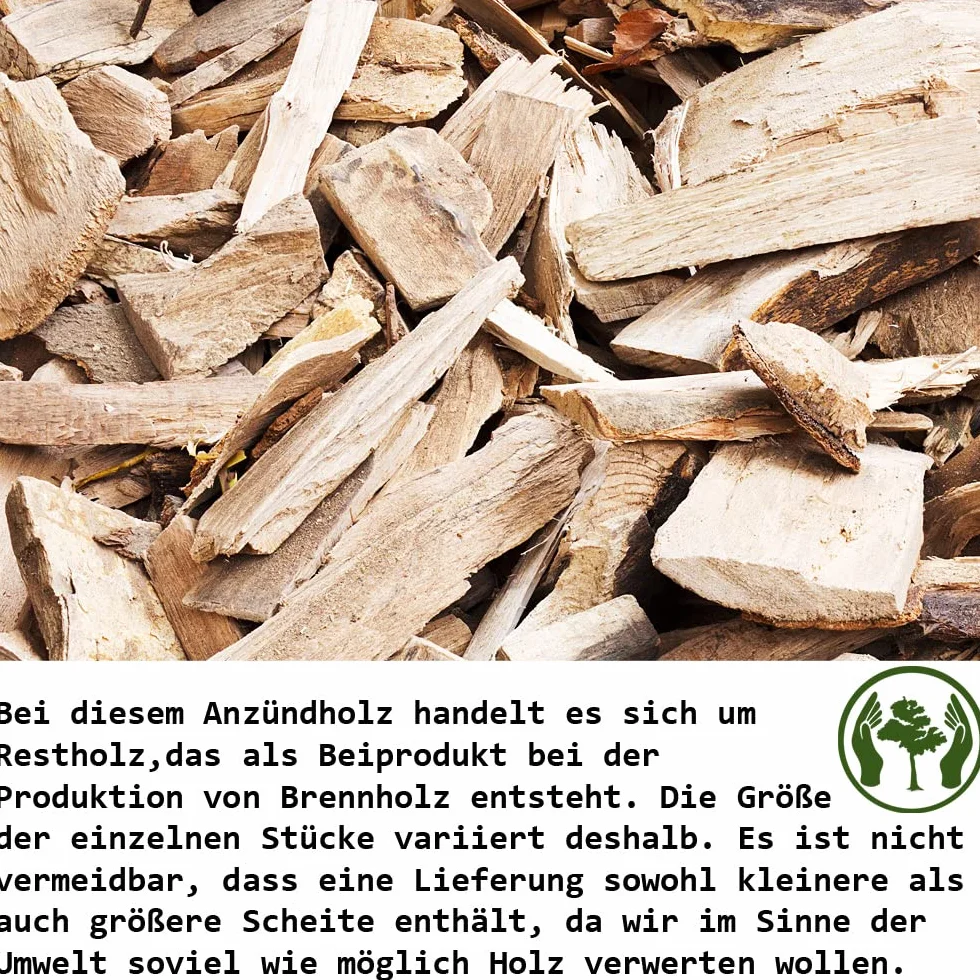 Fameup drewniana rozpałka, drewno bukowe, rozpałka, grill, 20 kg, podpałka do kominka, drewno kominkowe, rozpałka, ogień, suszone komorowo, akcesoria na zewnątrz