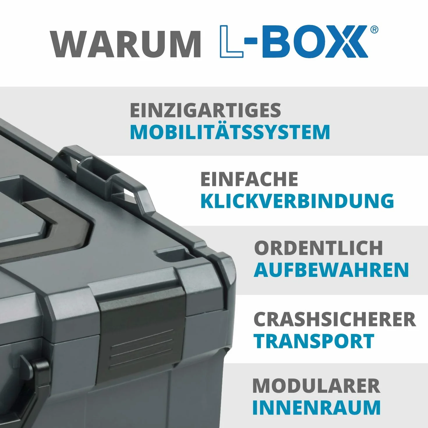 Sortimo Bosch L-BOXX 102 profesjonalna walizka narzędziowa z tworzywa sztucznego, niebieska, przezroczysta pokrywka z zestawem pojemników F3, pudełka do sortowania małych części | idealny system przechowywania małych części