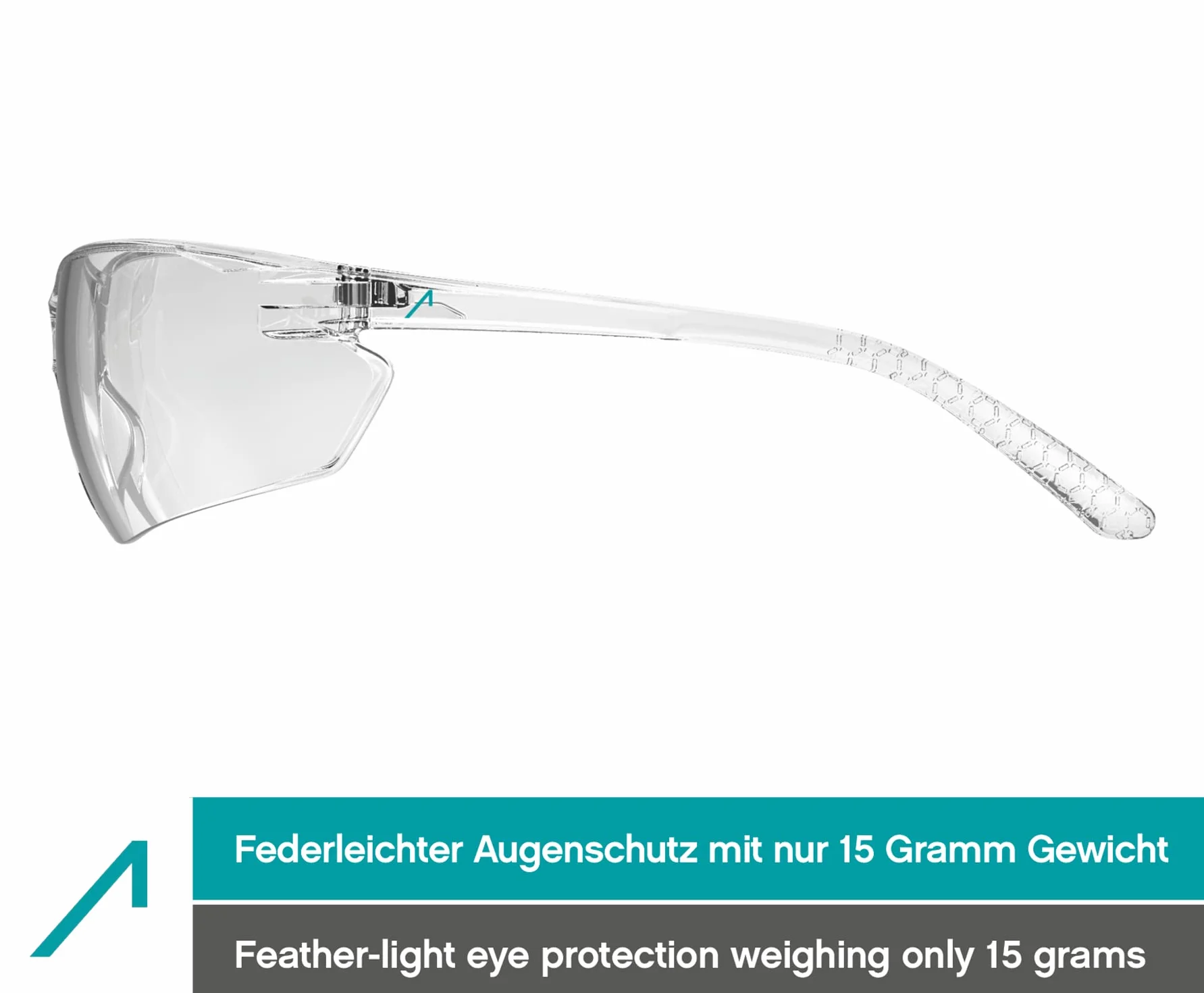 ACE FL-15G Okulary ochronne EN 166 UV przyciemniane 10 szt.