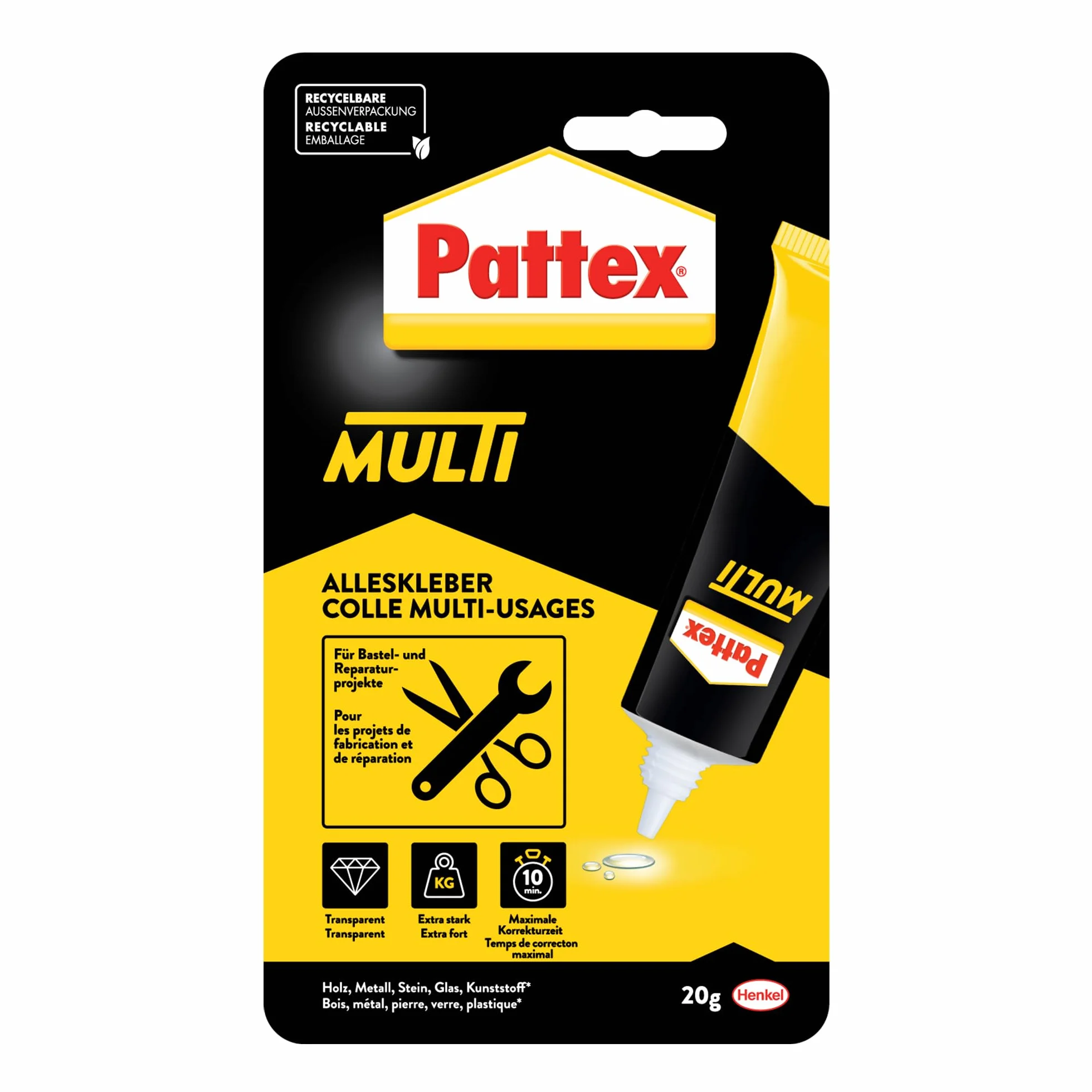 Pattex Made at Home uniwersalny klej uniwersalny, 20 g, PMHU2