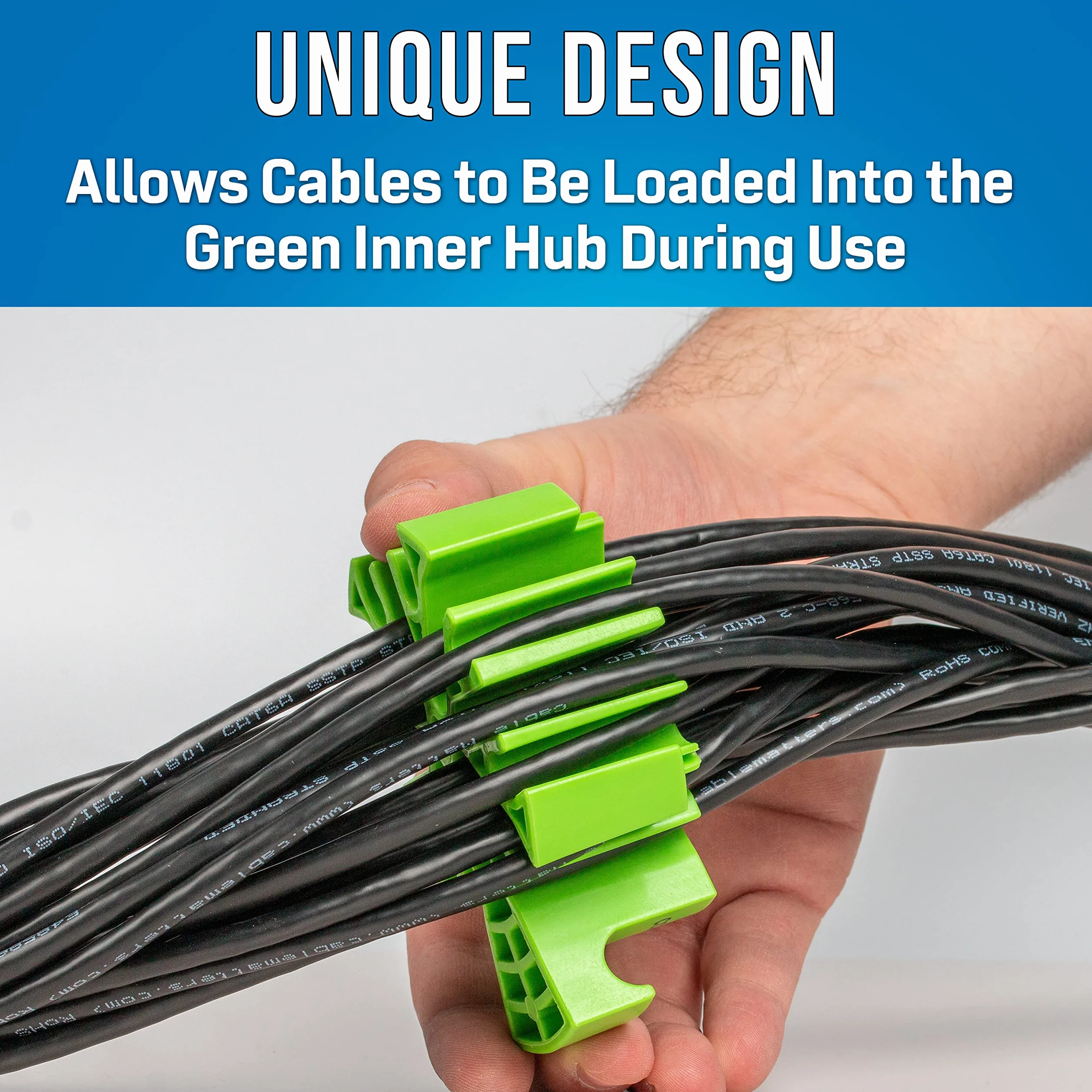 Jonard Tools CCB-34 Narzędzie do organizowania grzebieni kablowych, grzebień do drutu, komoda kablowa, wiązka, narzędzie organizacyjne, grzebień Ethernet, kabel sieciowy, grzebień do kabli do
