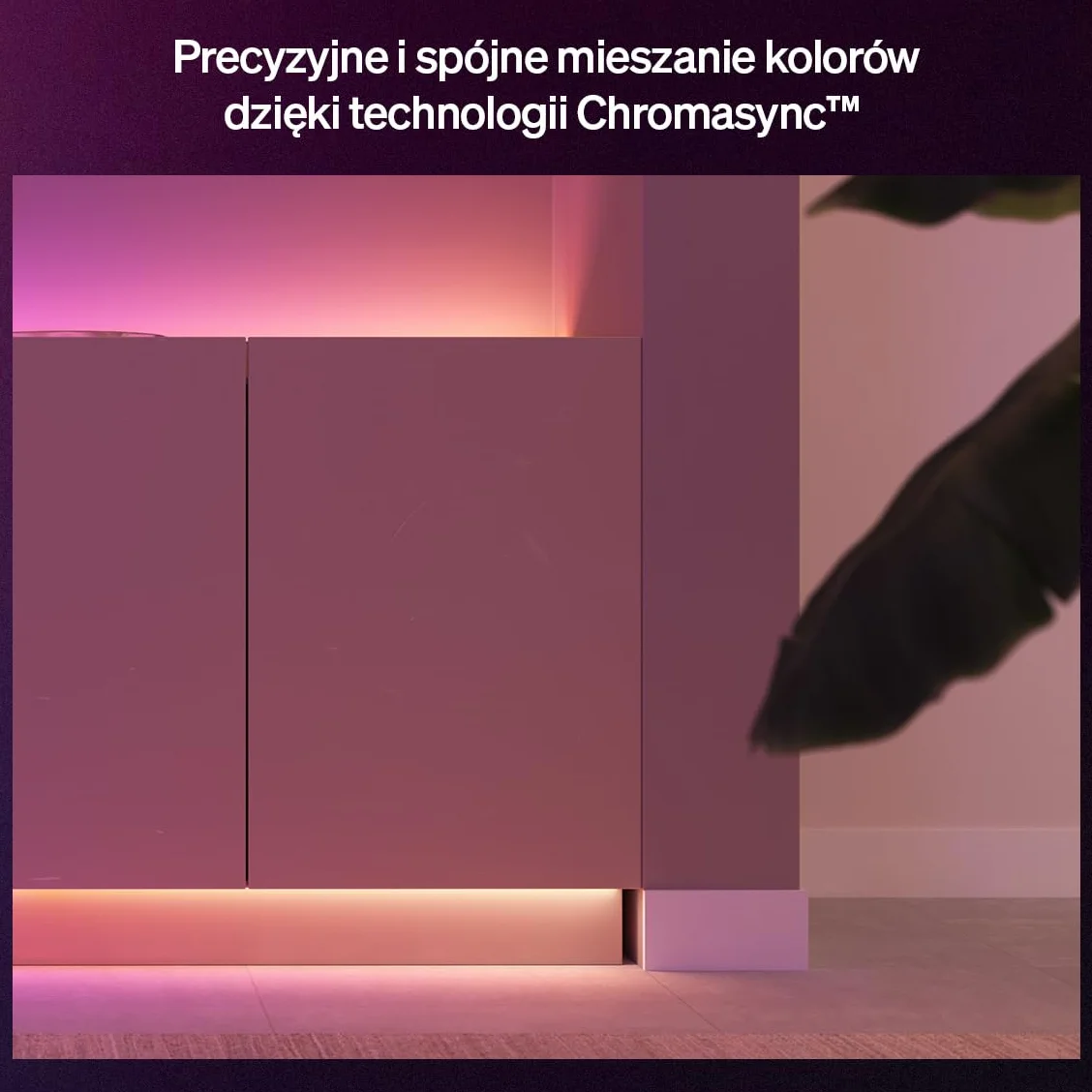 Philips Hue Flux 5 m LED, 2000 lm, żywe kolory i atmosfera, elastyczna, Chromasync™, RGBWWIC, przycinanie i przedłużanie, sterowanie aplikacją i głosem, do wnętrz.