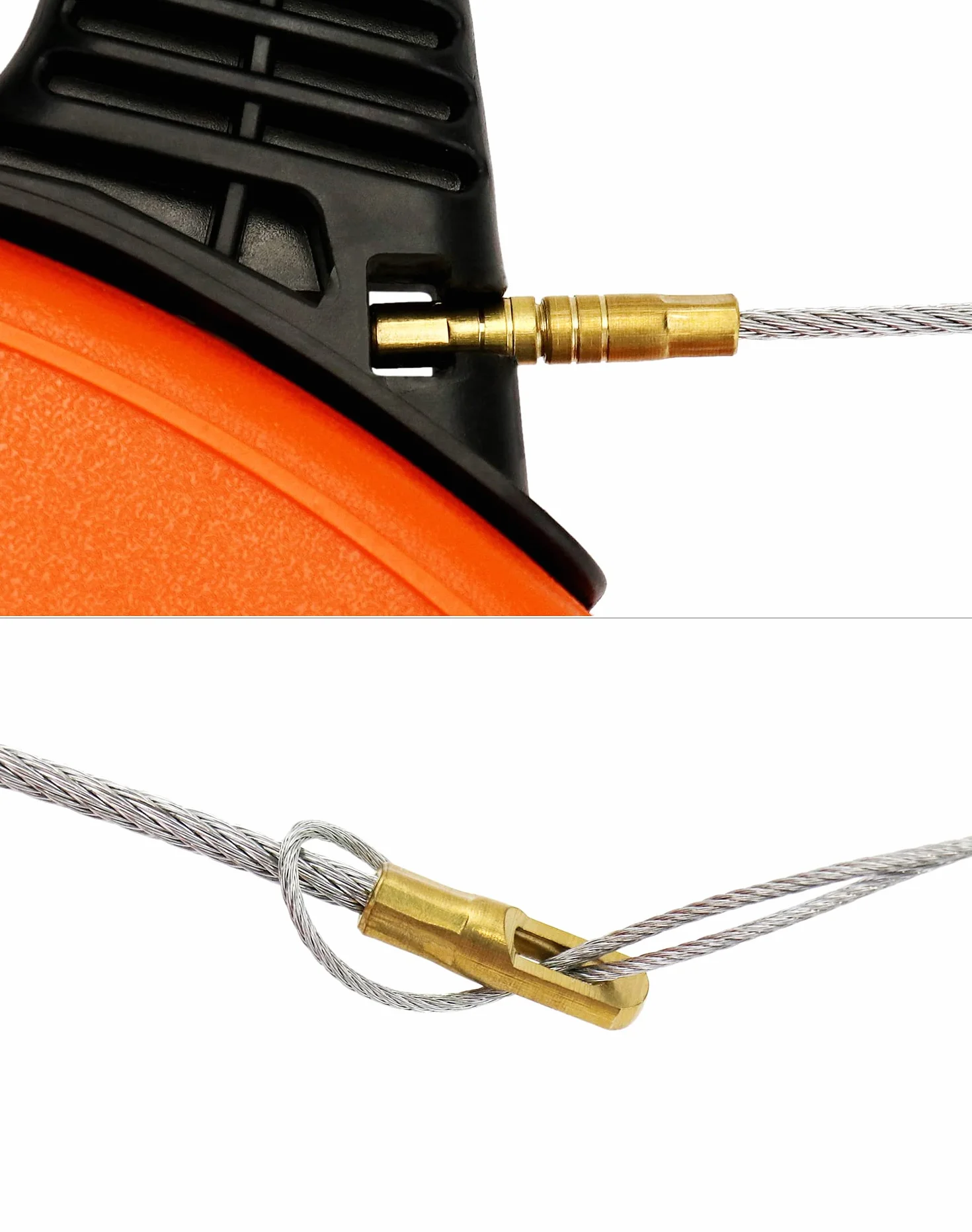 QWORK kabel z włókna szklanego 30m taśma do ryb średnica 4mm narzędzia dla elektryków