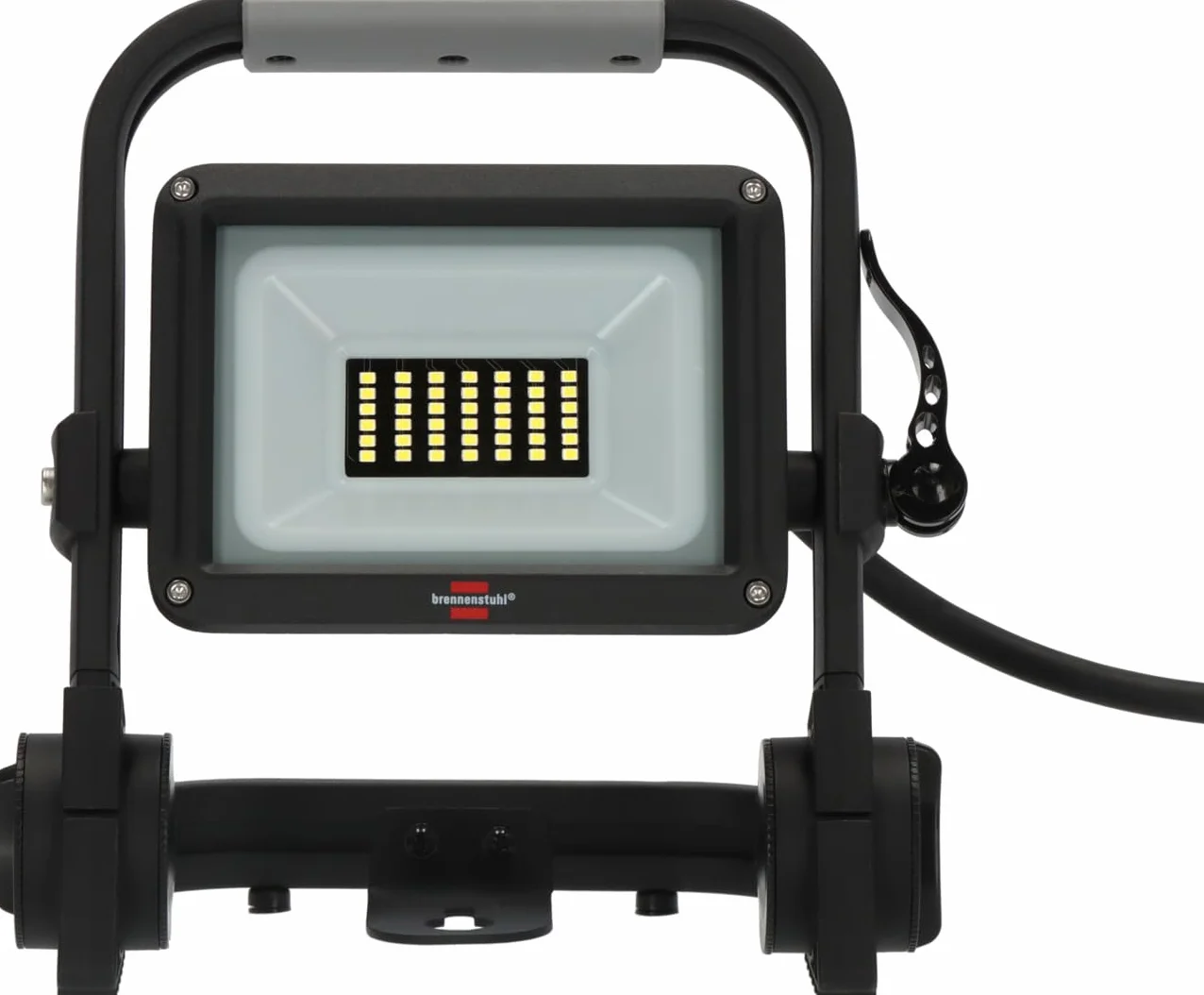 Brennenstuhl Mobile led Work Light JARO 3060 M/Spotlight for outdoor use IP65 (Floodlight 20W with 2m cable, quick release fastener, 2300lm)