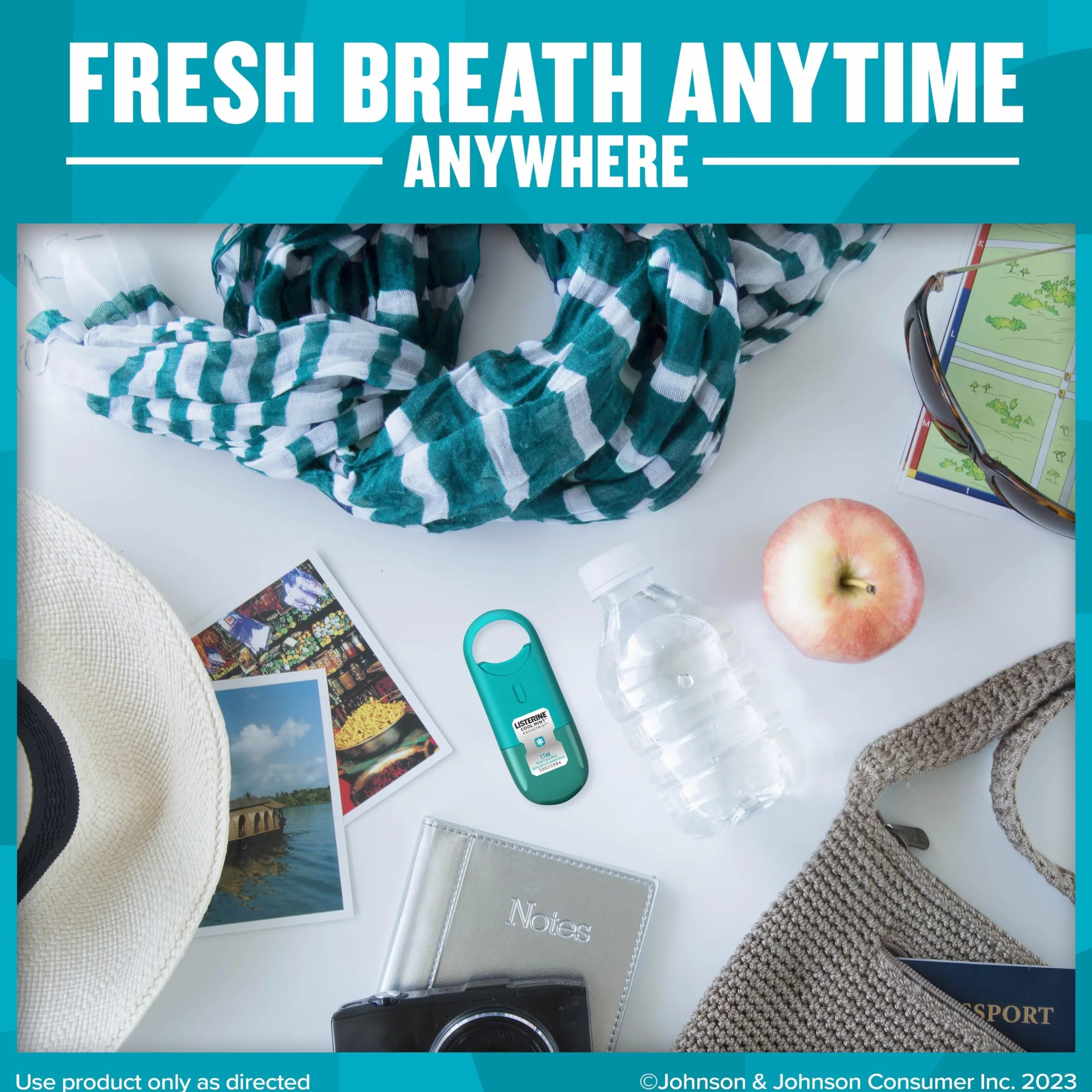 Listerine Cool Mint Pocketmist – dozownik świeżego oddechu, 2 sztuki