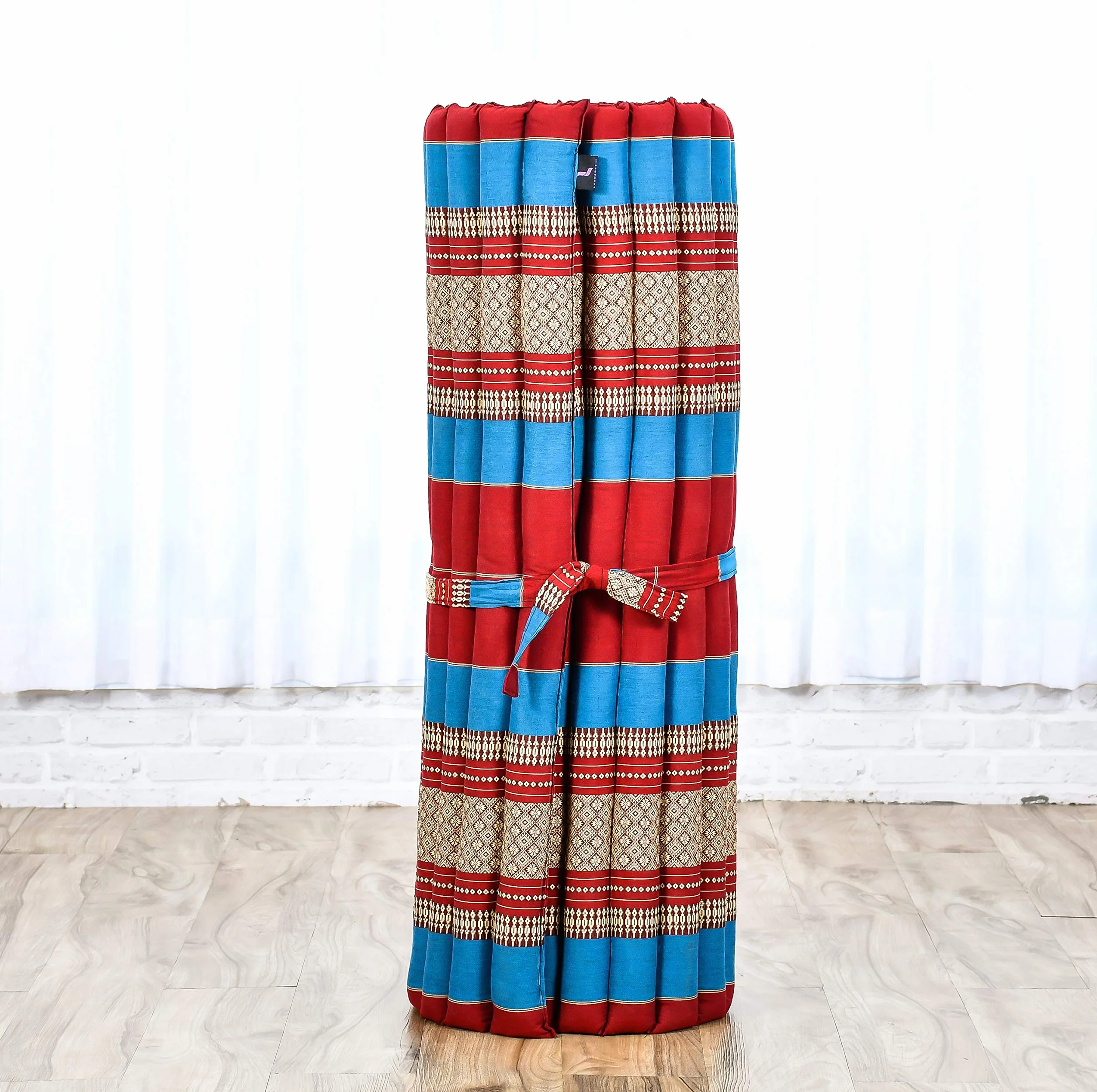 Leewadee Szeroka Rolowana Tajska Mata 190 x 100 cm Kapok Masaż Tajski Alternatywa Futon