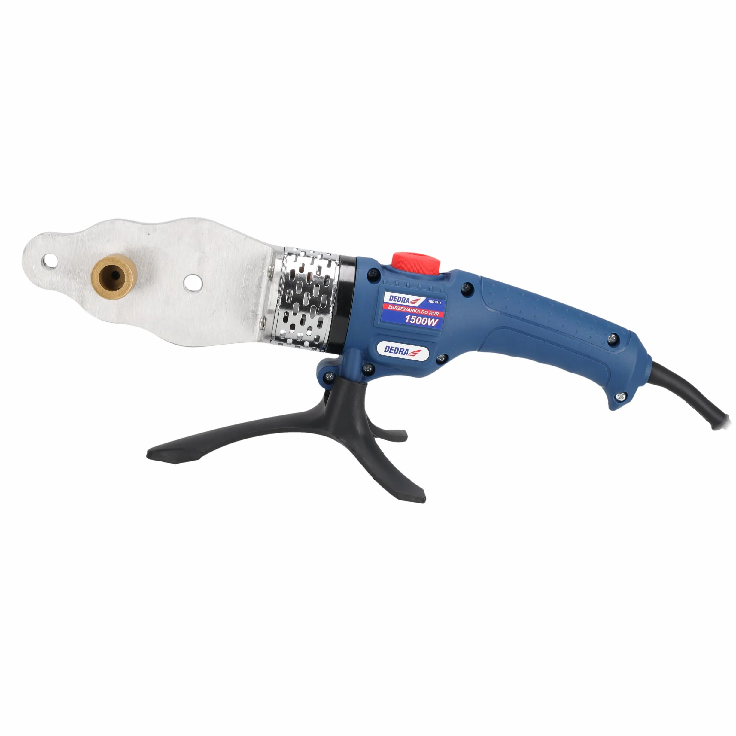 DEDRA DED7514 zgrzewarka mufowa do rur 1500 W Ø 16-63 mm 300°C walizka metalowa
