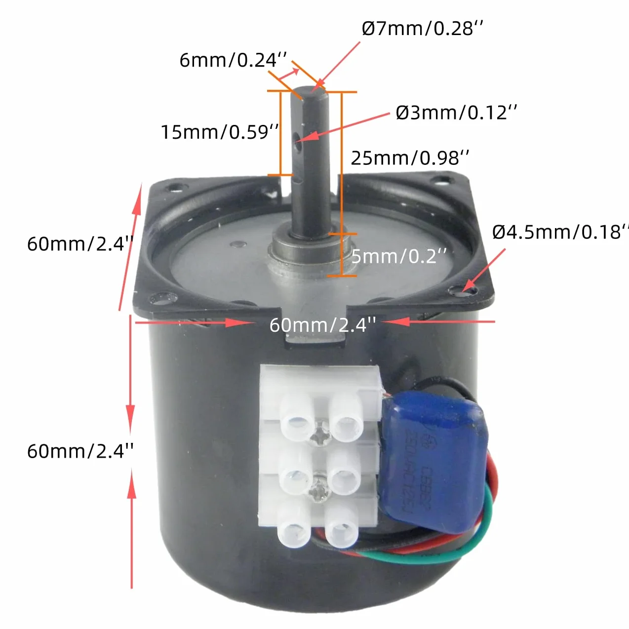 60KTYZ Synchronna przekładnia silnik AC 220 V 1,2 r/min CW/CCW duży moment obrotowy przekładnia silnik elektryczny regulowany kierunek I 18 W dla podwójnego przełącznika zasilania i elektrycznego