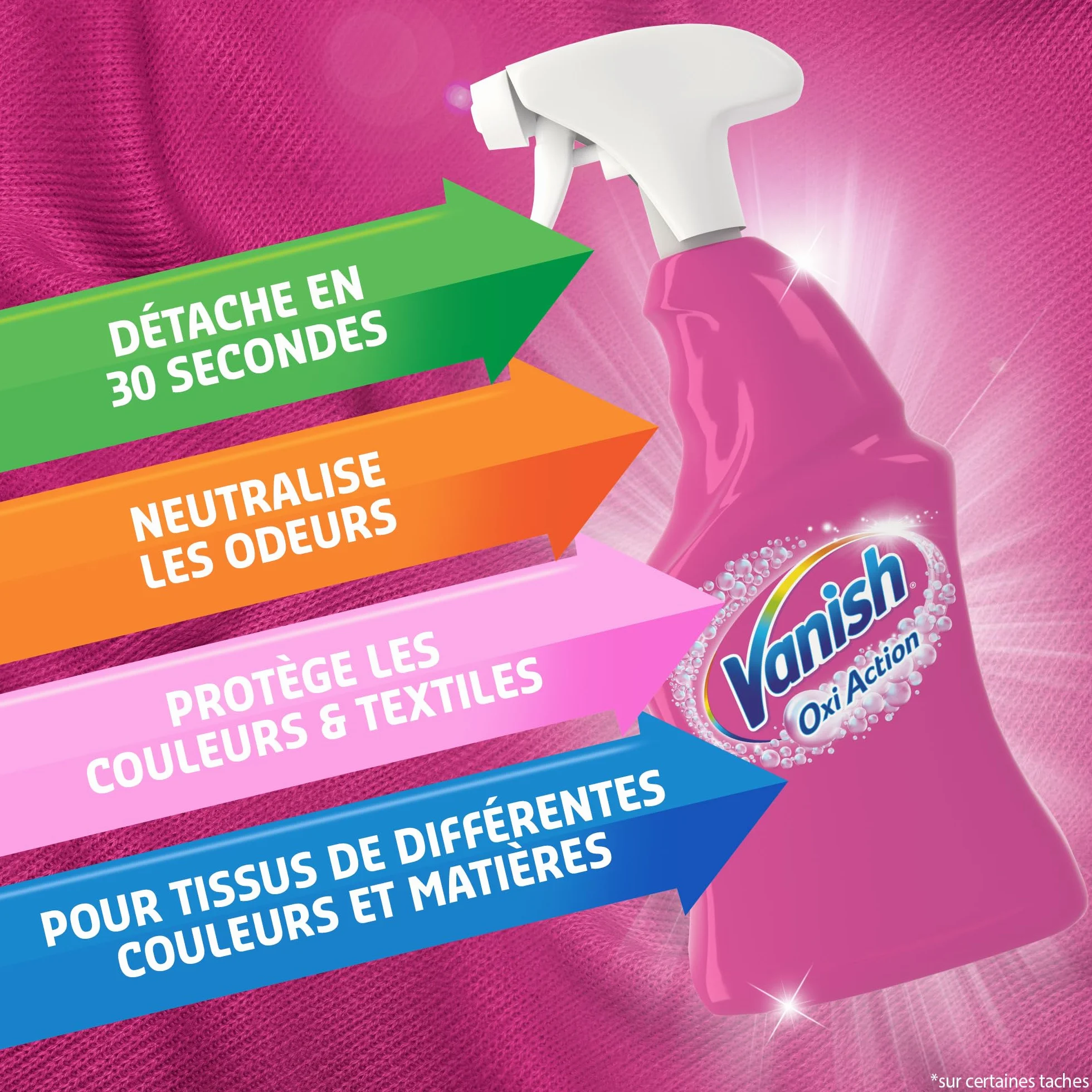 Vanish Vanish oxi action suchy pistolet do usuwania plam, 750 ml, spray 500 ml
