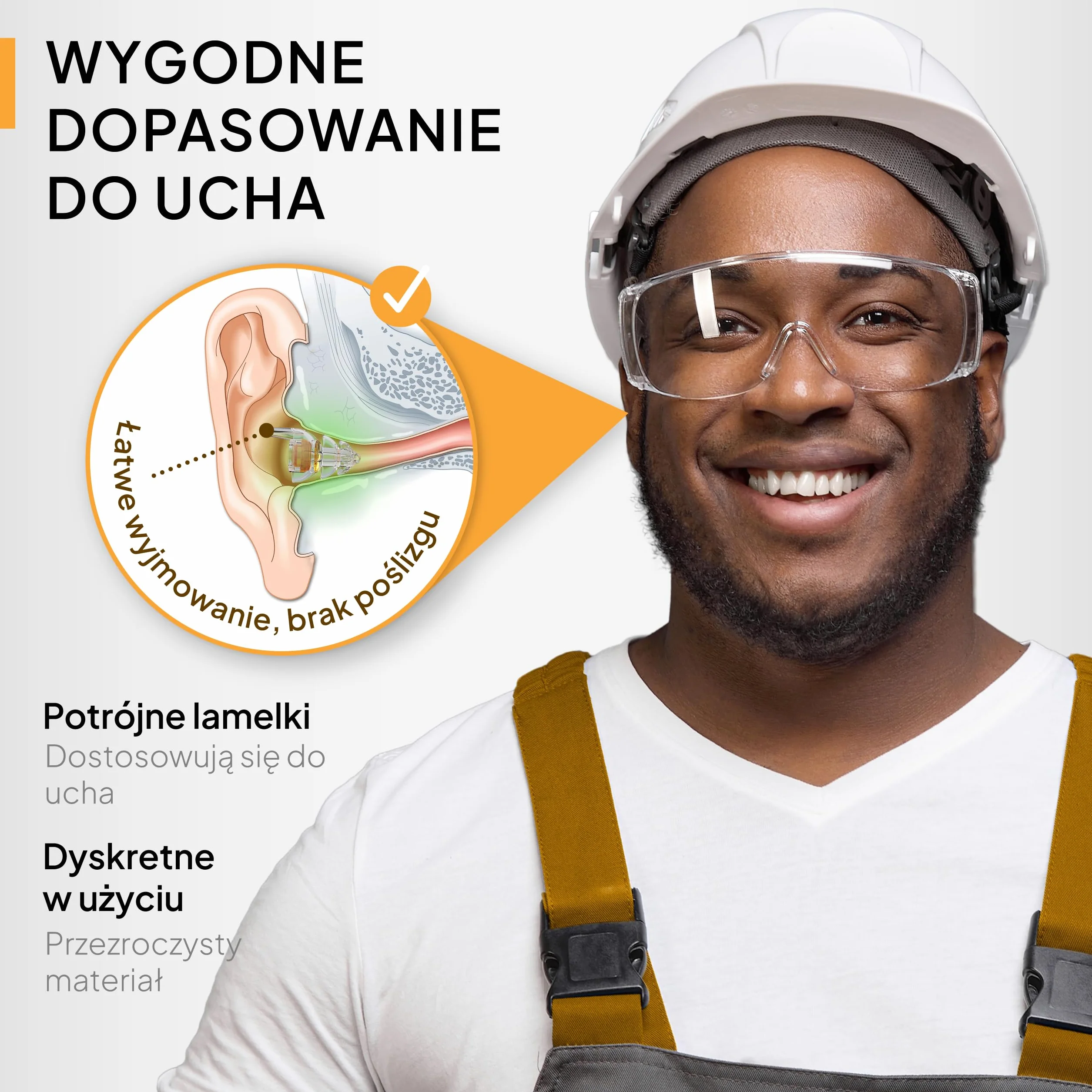 Senner WorkPro zatyczki do uszu ochrona słuchu wielokrotnego użytku