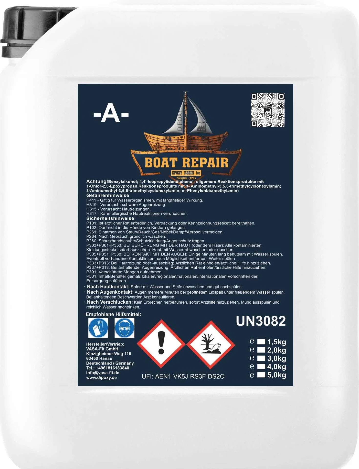 Żywica epoksydowa do naprawy łodzi 6,0 kg do łodzi, budownictwa, samochodu, samolotu, modelarstwa, form, prototypowania włókna szklanego 2K