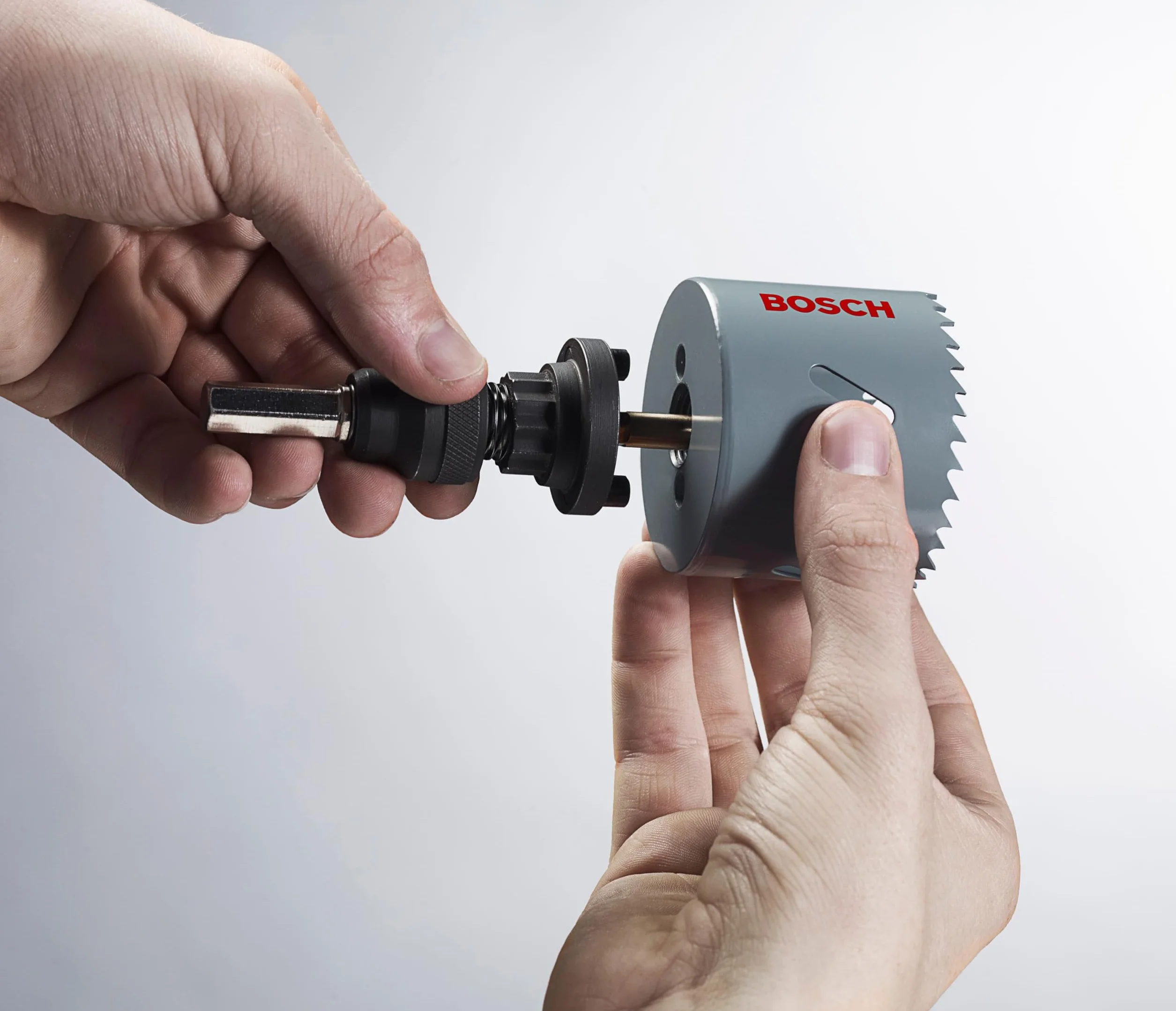 Bosch Power Change Trzonek Sześciokatny do Otwornic, Niebieski/Stalowy, 3/8 cala (9,5 mm)