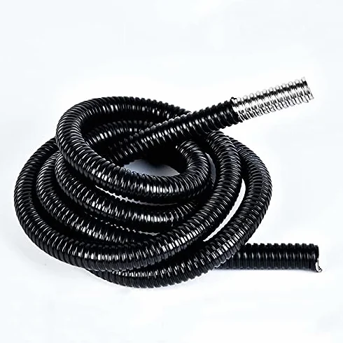 Spiralna osłona kabla, Osłona przewodu węża metalowego powlekanego plastikiem, 5 m, różne rozmiary(ID 51mm x 5M)