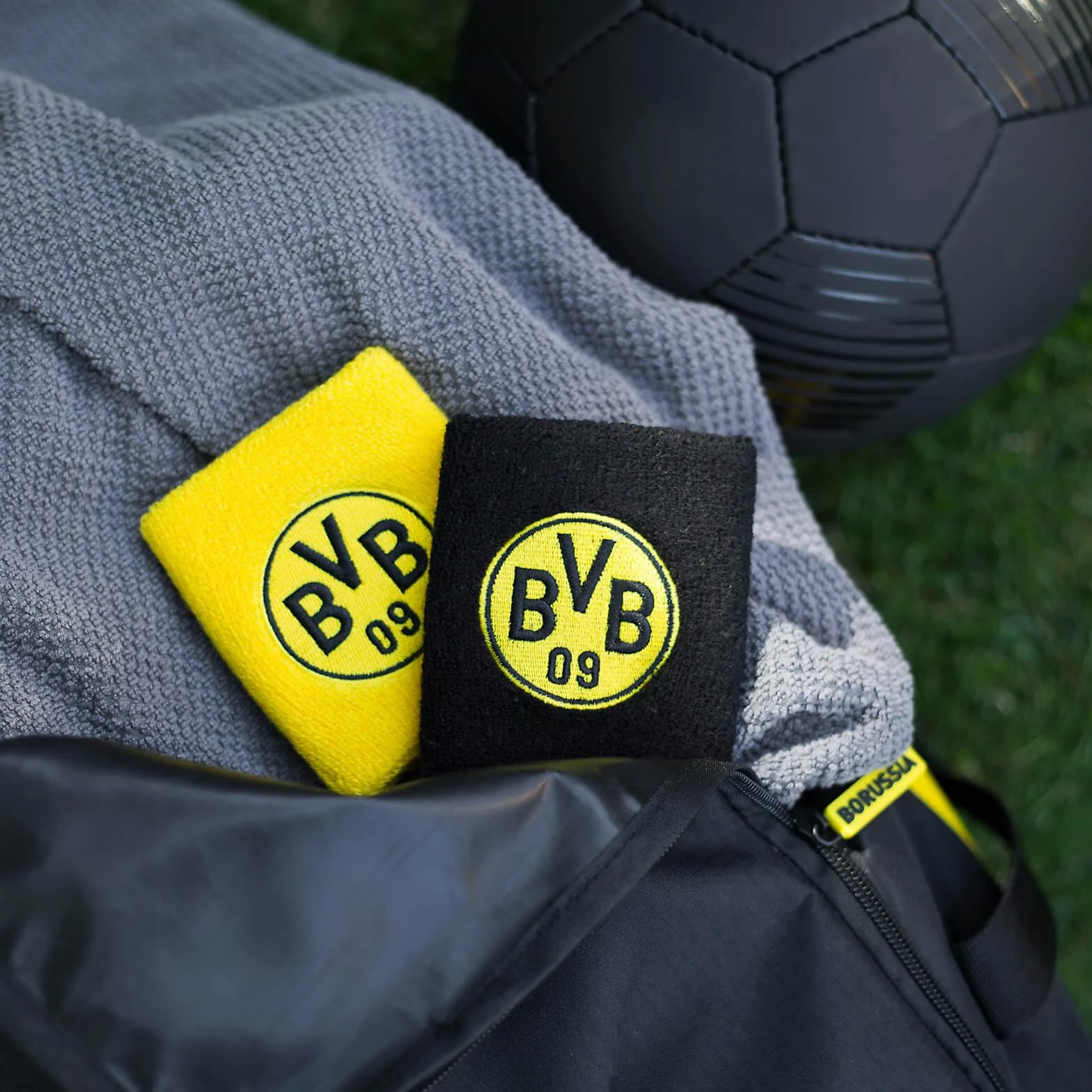 Opaska przeciwpotowa BVB (zestaw 2 szt.)