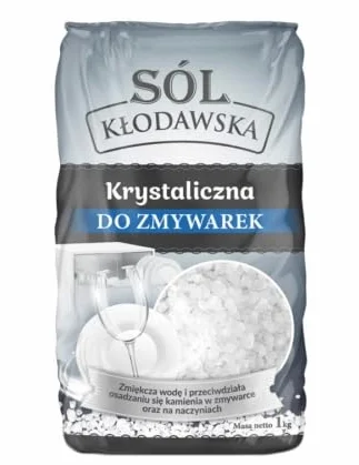 Sól do zmywarek Kłodawska polska naturalna 1 kg