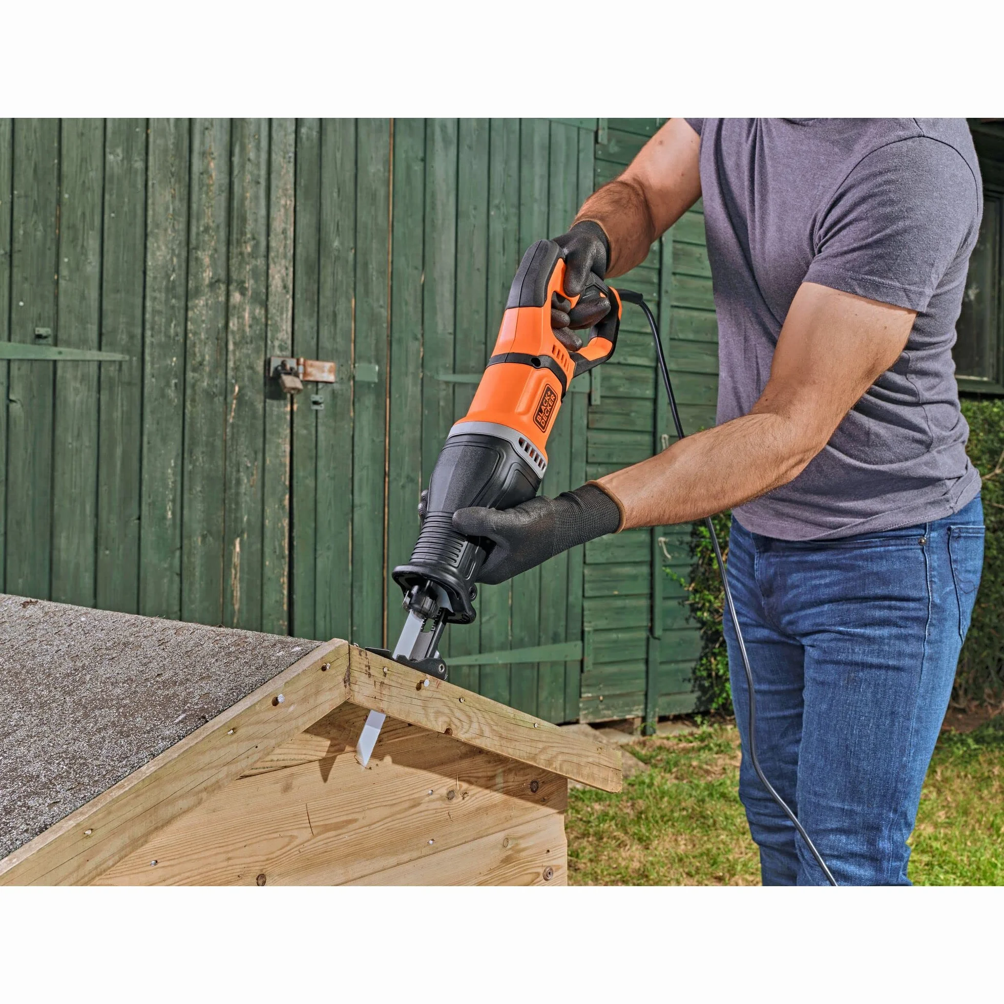 BLACK & DECKER Precyzyjny Piła sable 750w, velocidad variable 0-2.800 cpm, longitud carrera 20mm, capacidad máxima corte (drewno) 150mm, capacidad má dla profesjonalistów i majsterkowiczów 750w 20mm
