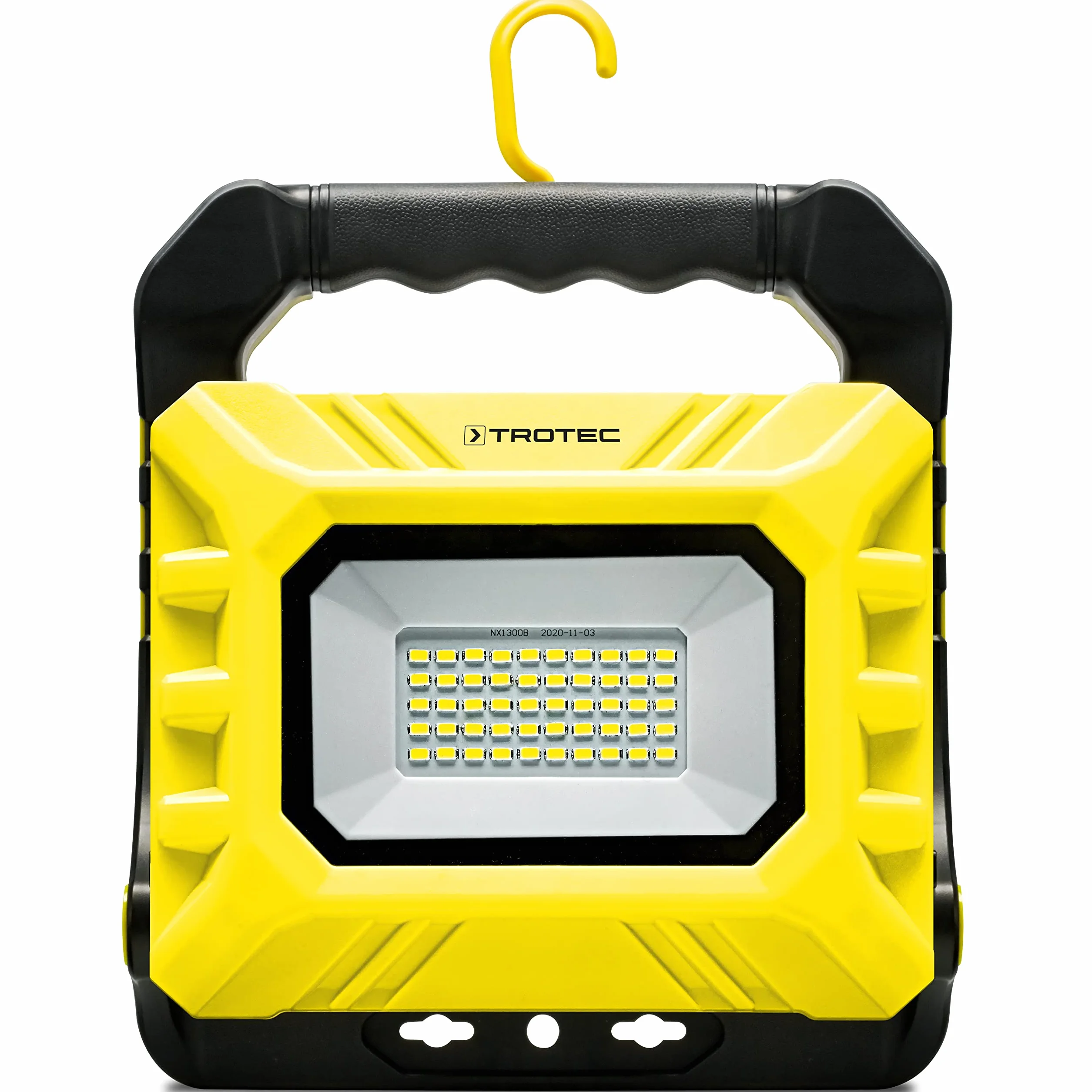 TROTEC LED PWLS 15-20V akumulatorowa lampa robocza | elastyczny uchwyt do noszenia 90° regulowany w 8 pozycjach