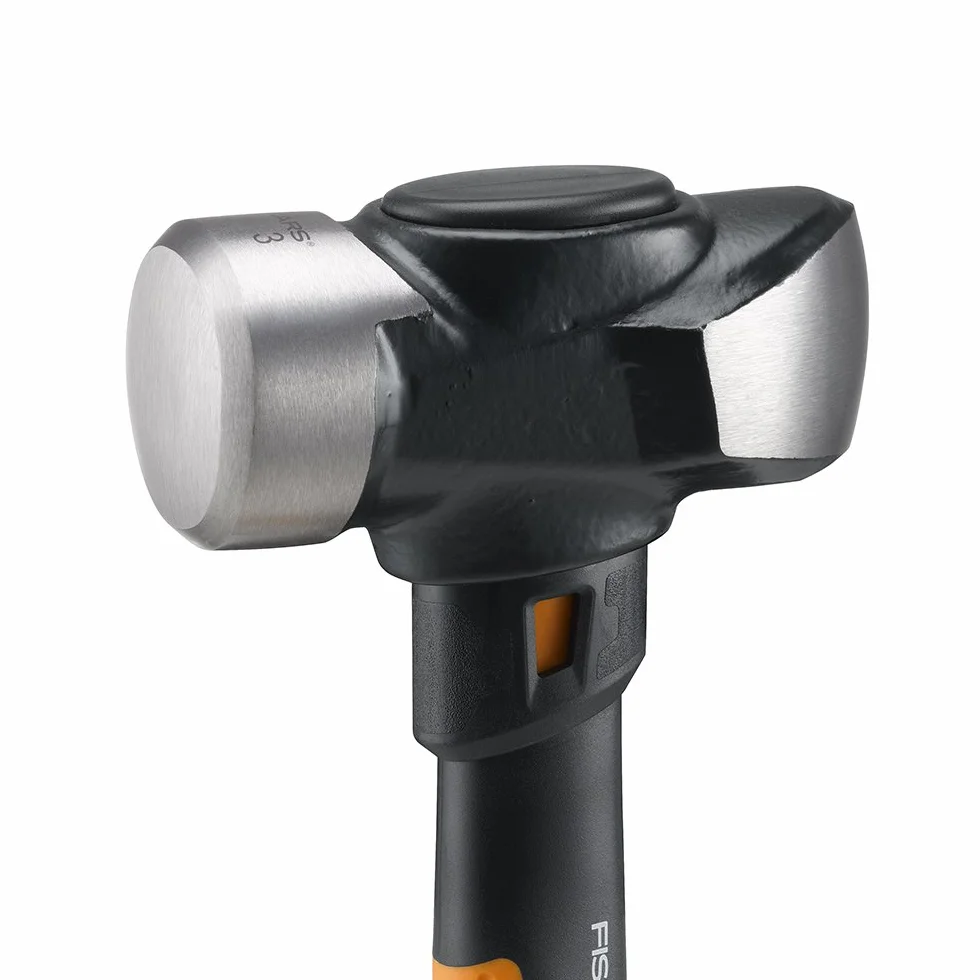Fiskars IsoCore 750910-1001, młotek z rękawicami, 1,36 kg, 27,9 cm, import z USA