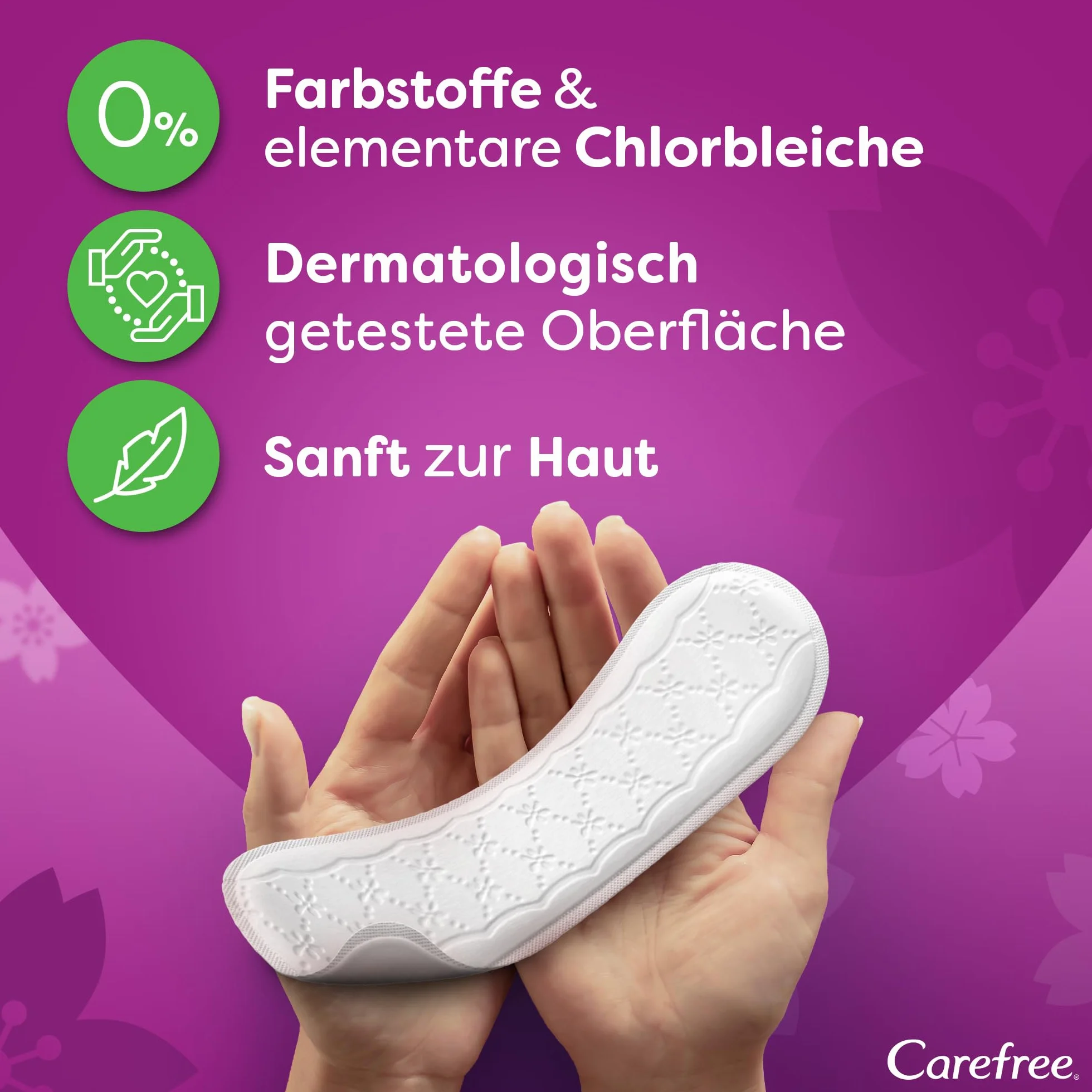 Carefree Wkładki Plus Long o świeżym zapachu (5 x 40 sztuk), super chłonne, aby natychmiast wlać płyny, rozmiar Plus Long