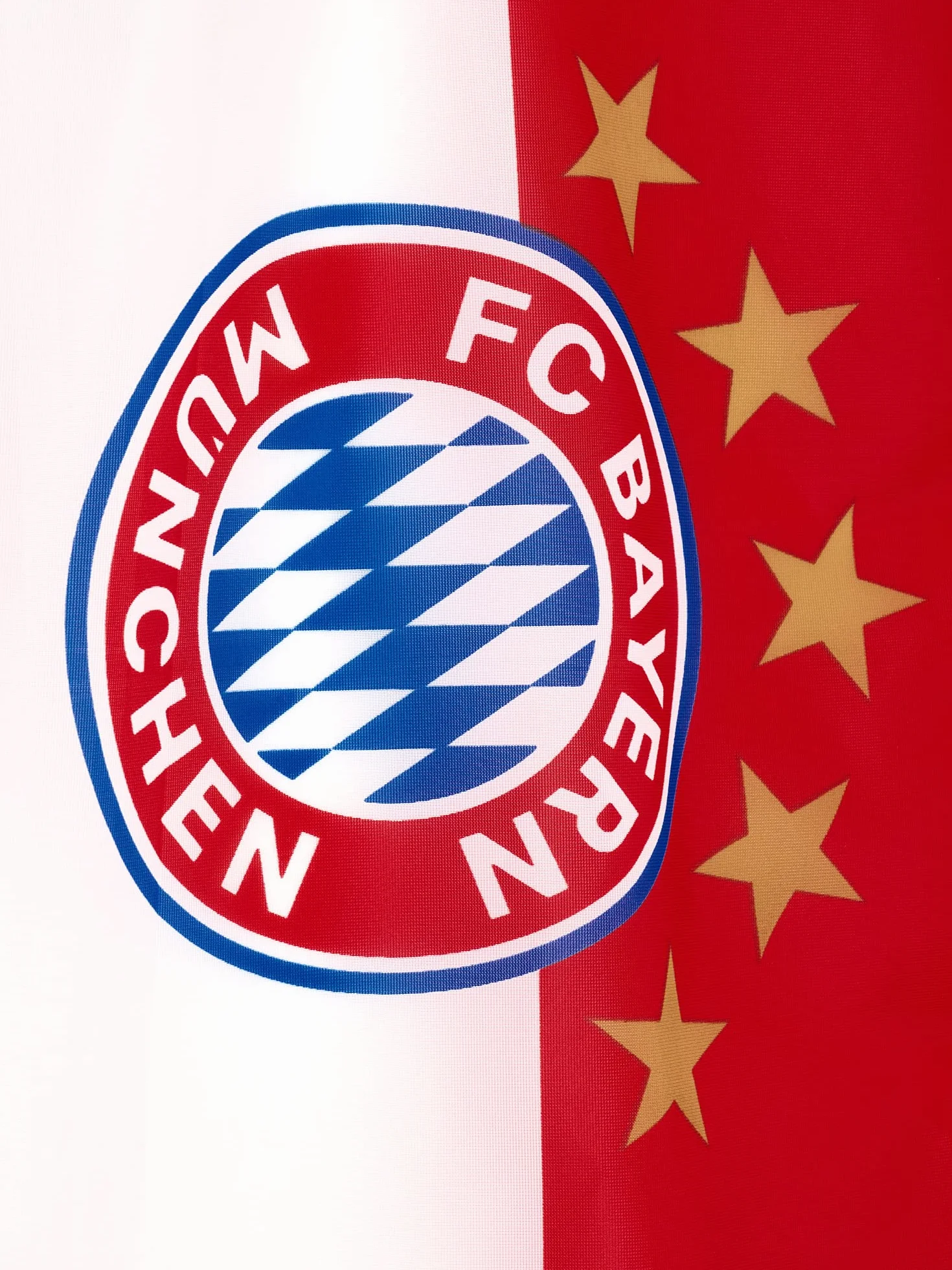 FC Bayern München Flaga | Logo czerwono-bia?e | 150 x 100 cm