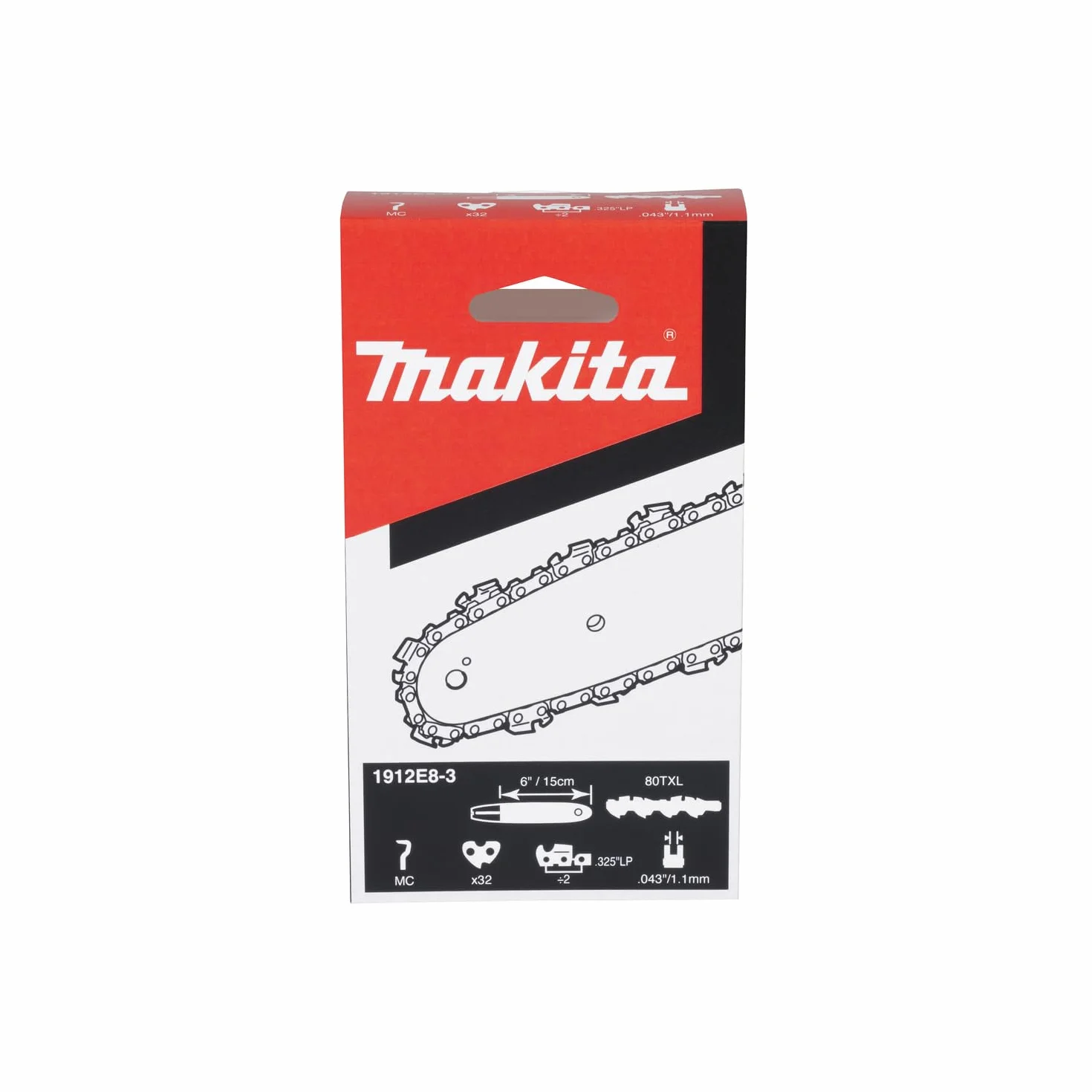 Makita 1912E8-3 80TXL 1,1 mm 325LP 32 ogniwa DUC150