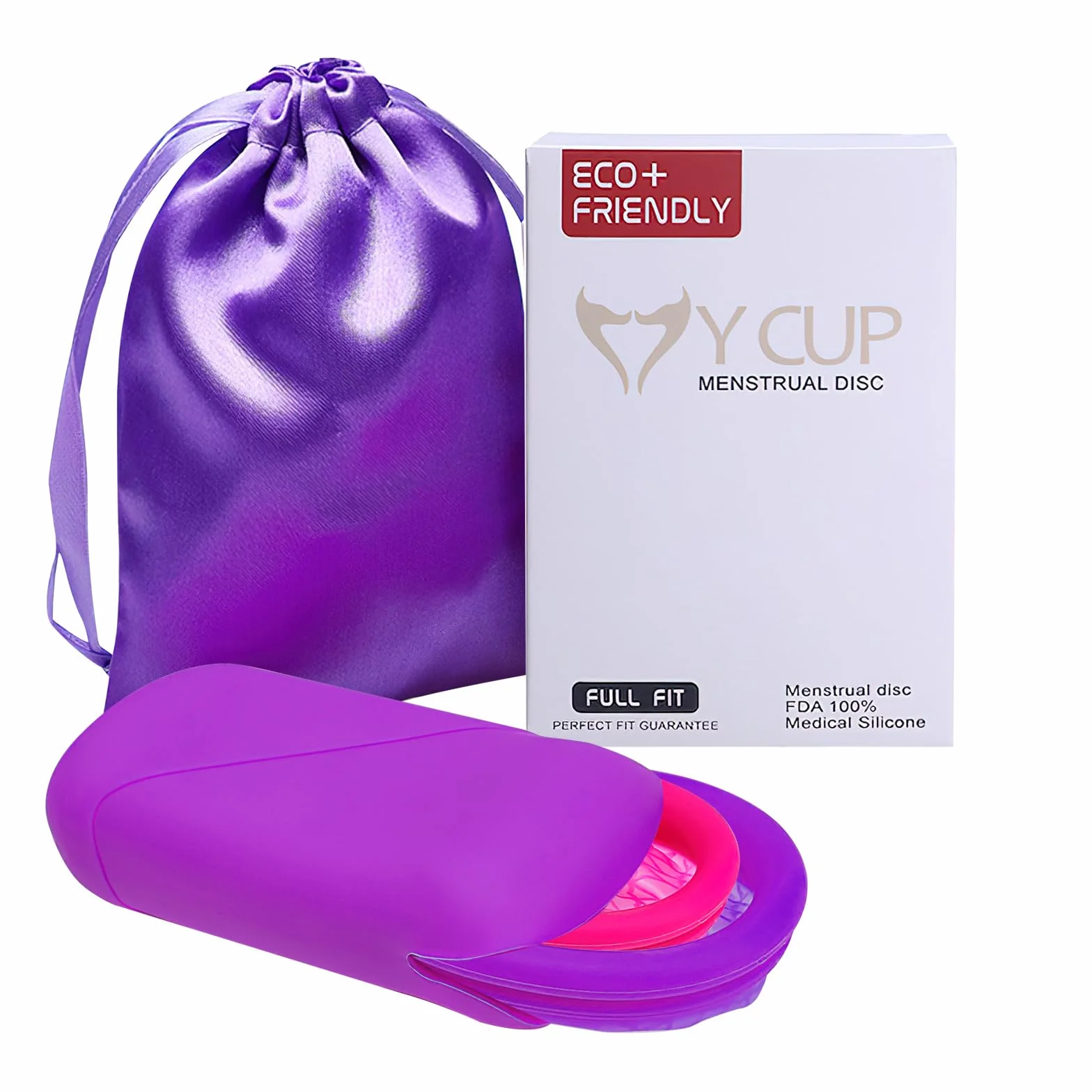 Krążek menstruacyjny, kubek menstruacyjny, kubek menstruacyjny, Disc Merulas Cup, wielokrotnego użytku, krążek miesiączkowy, alternatywa dla miękkich tamponów i OB