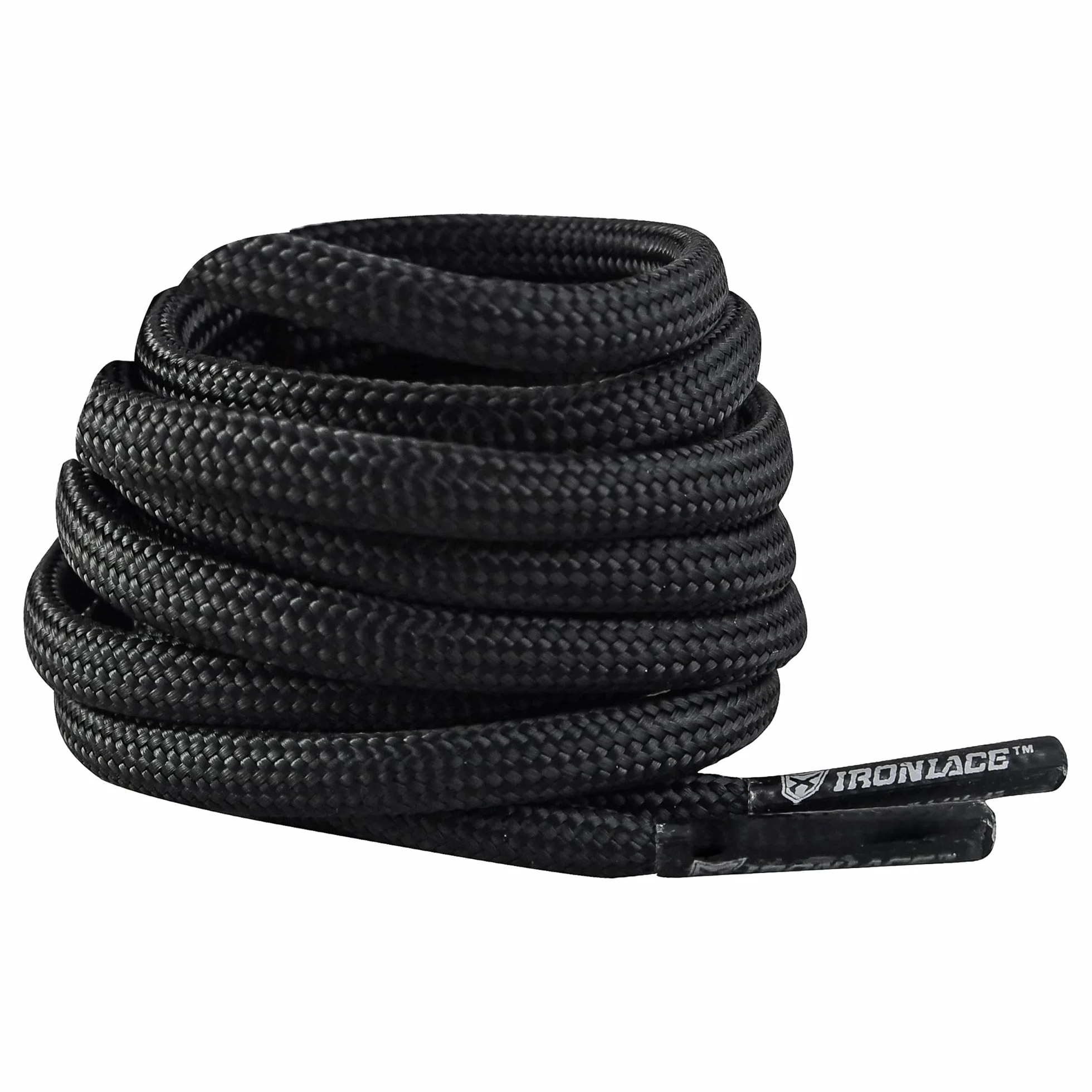 Ironlace Standardowy paracord, Midnight Black, 127 cm