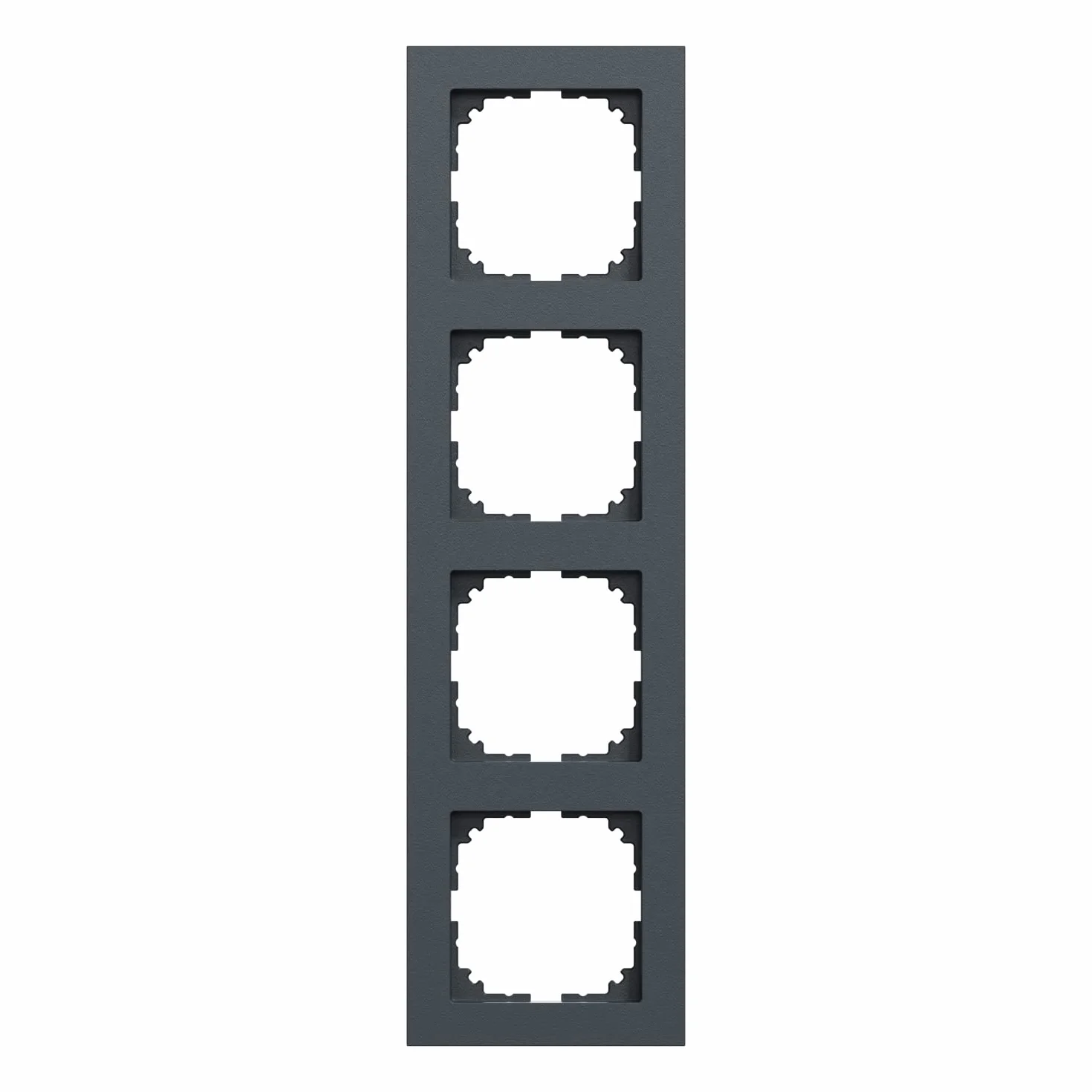 Schneider Electric M-Pure MEG4040-3614 ramka z 4 gniazdami i przełącznikami, antracytowa