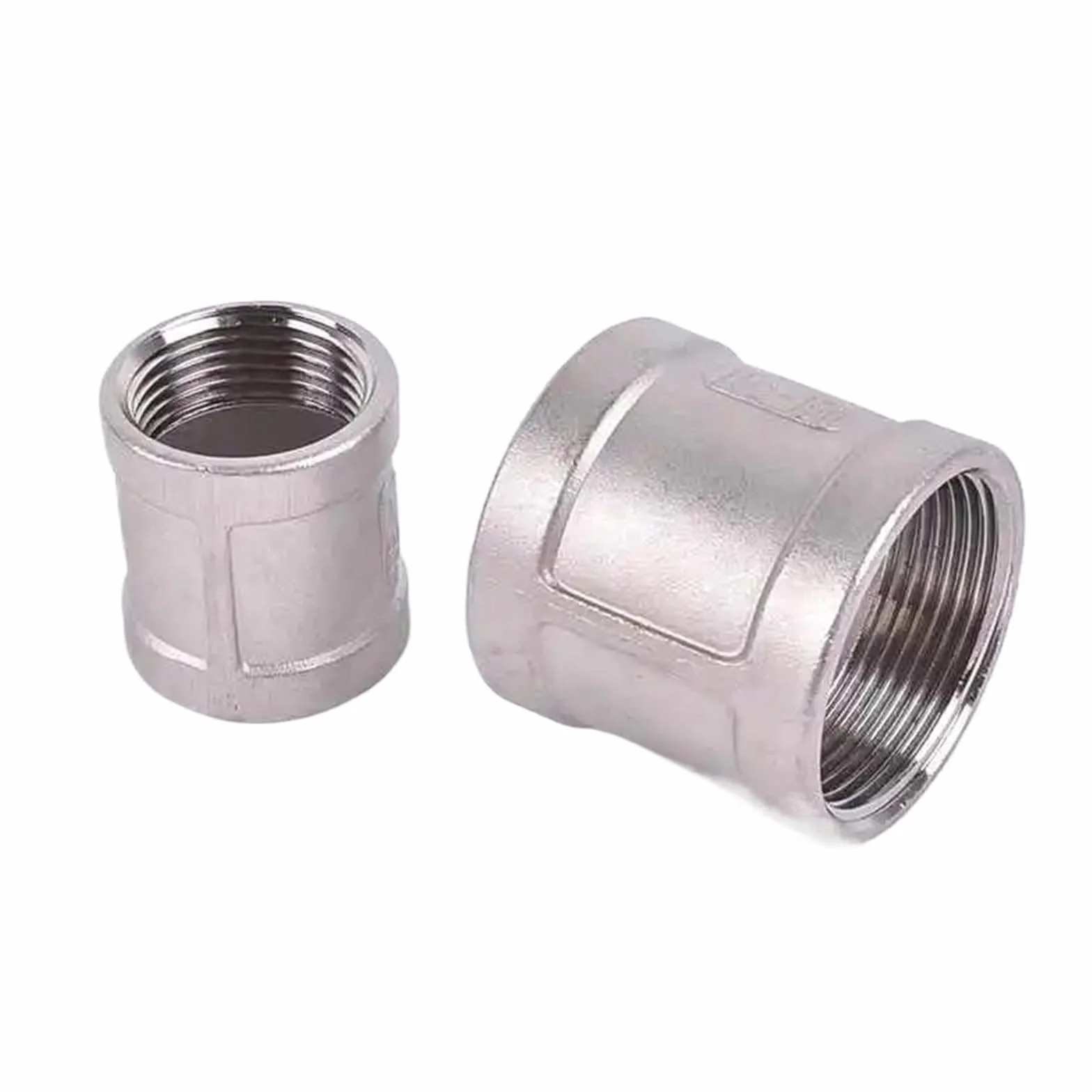 Wewnętrzny gwintowany zacisk rurowy ze stali nierdzewnej 304, złącze proste do podgrzewania wody 1/2 1/8" 1/4 "1 cm złącze rurowe (0,6 cm) Łącznik rurowy