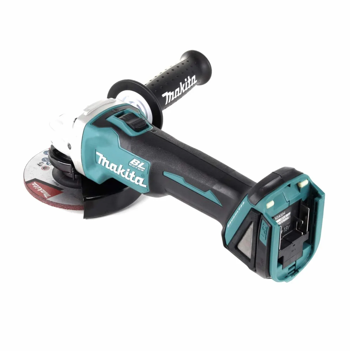 Makita DGA 504 Szlifierka kątowa 18 V Solo bez baterii i ładowarki