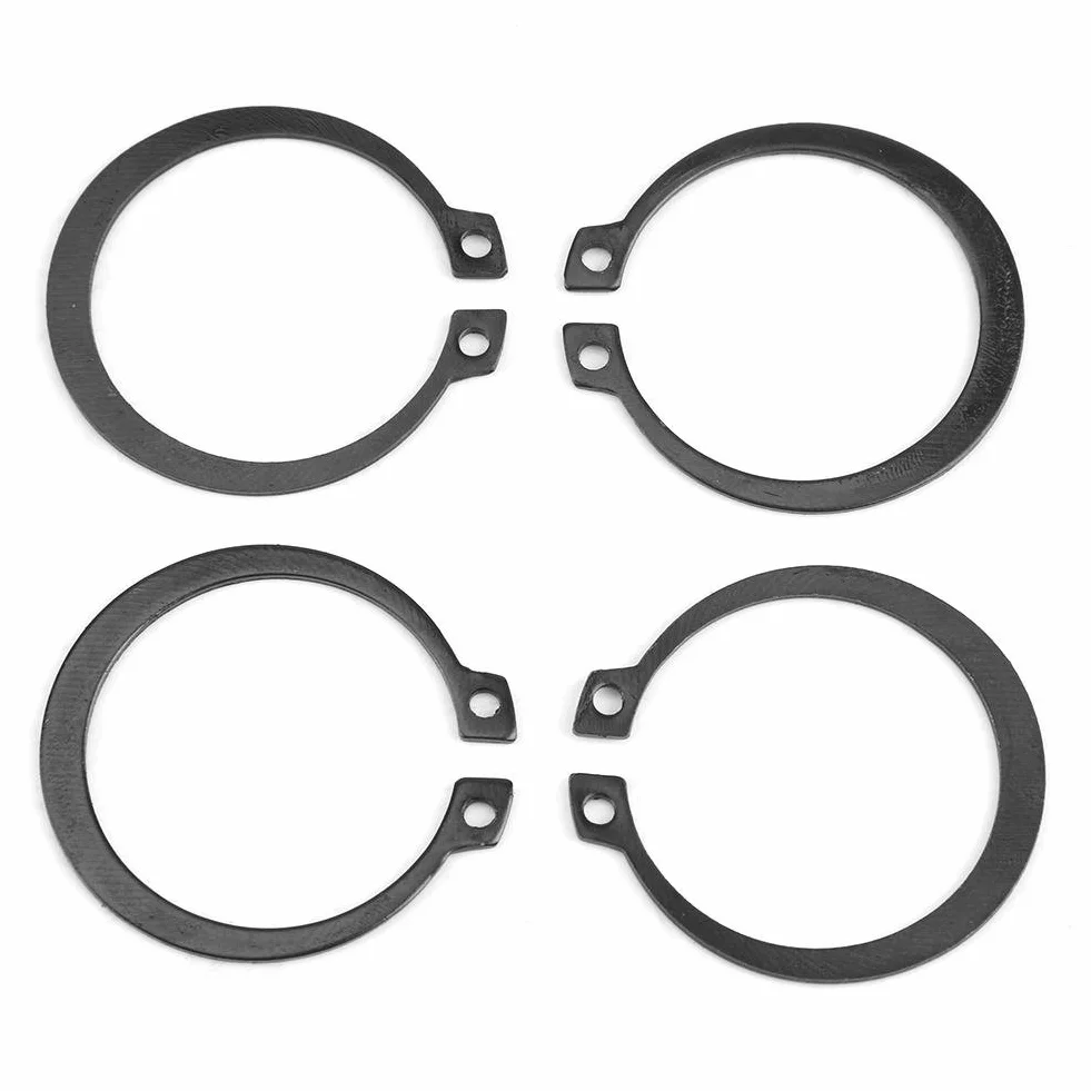 225 szt. C-Clip Snap Ring Shop Asortyment 18 rozmiarów wewnętrzny i zewnętrzny metalowy pierścień zabezpieczający zatrzask asortyment spinek zabezpieczających z pudełkiem.