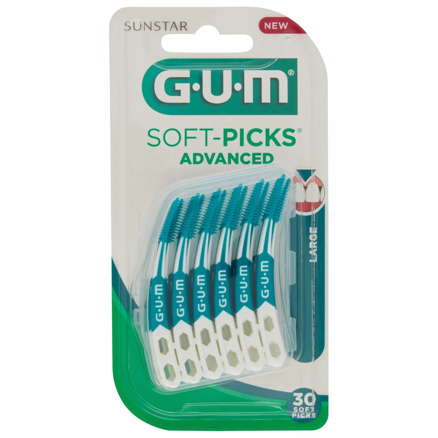 Gum Soft Picks Advanced Large 30U