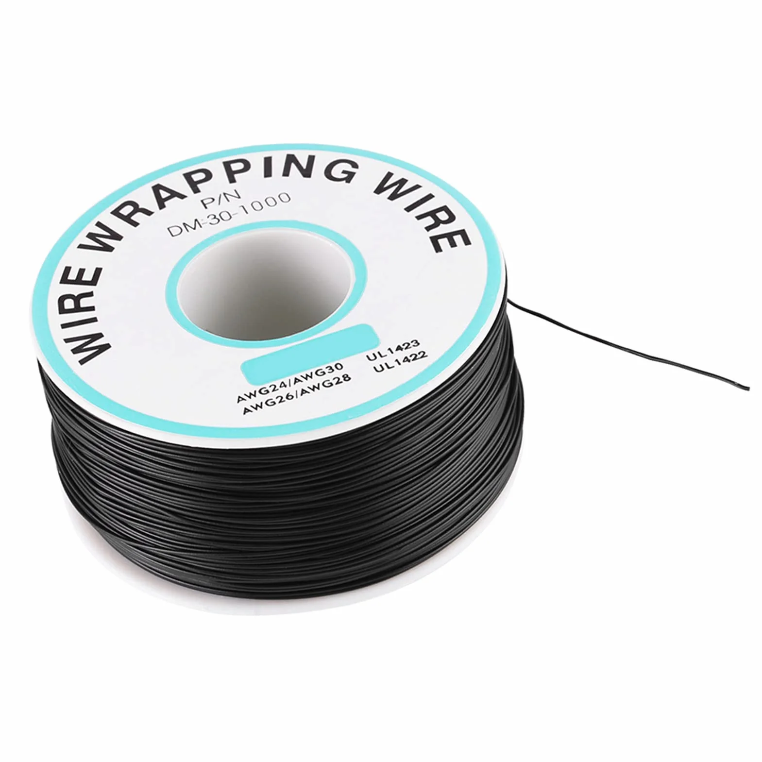 Kabel 0,25 mm drut pojedynczy przewód plażowy 30AWG 250 metrów czarny 7 x 7 x 4 niektóre 28-30awg Kynar Single Wire 0,05 mm 300c