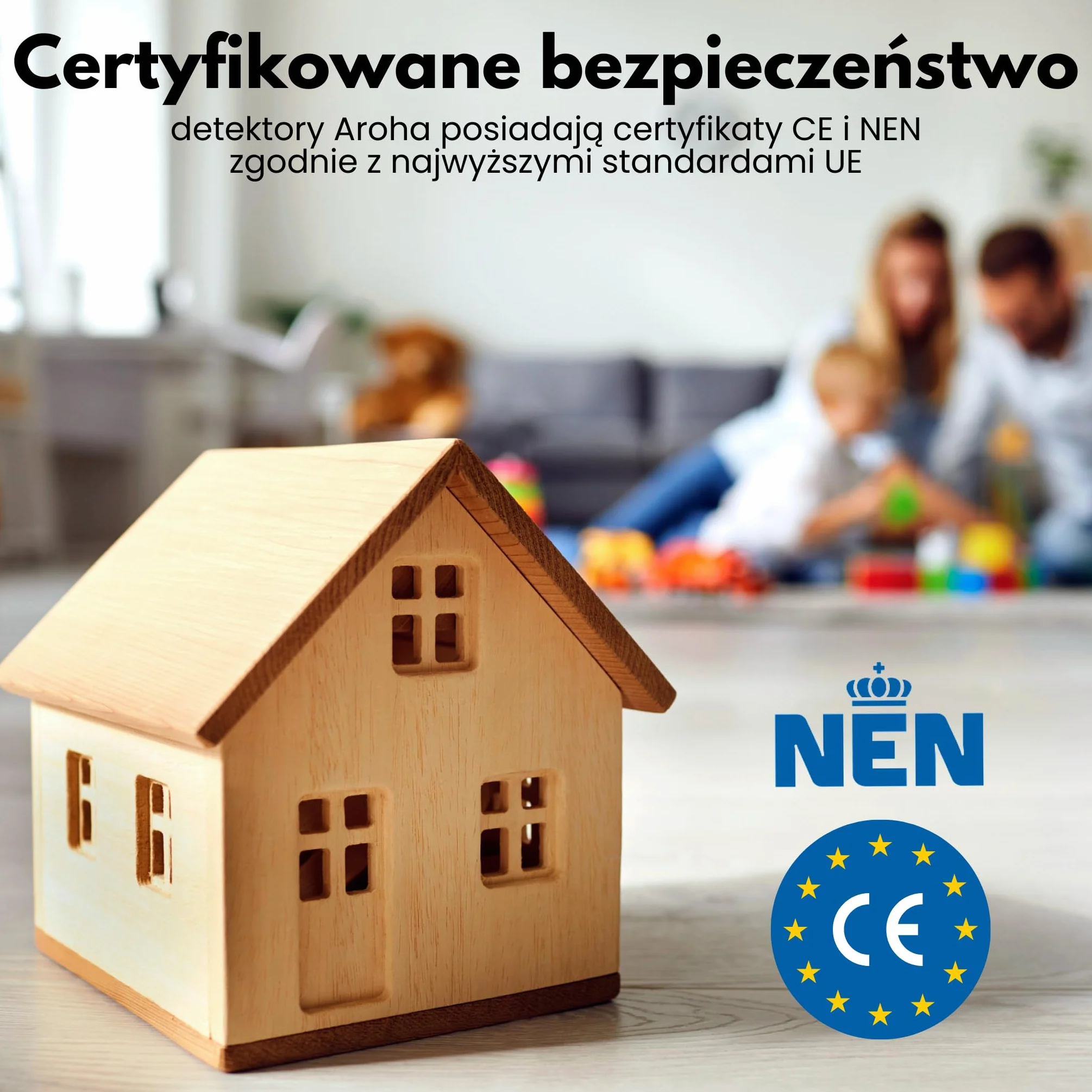 Inteligentny alarm tlenku węgla WiFi z 10-letnią baterią - detektor CO z aplikacją Tuya & Smartlife