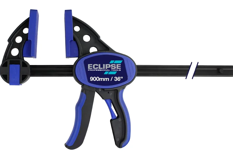ECLIPSE Profesjonalne Narzędzia Eohbc36 Jednoręczny Zacisk Prętowy, Niebieski, 91 cm