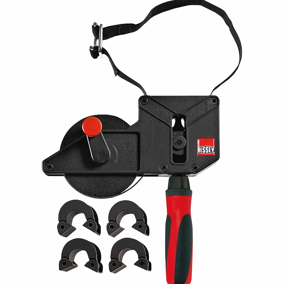 BESSEY VAS-23+2K, zacisk paska o zmiennym kącie 7 m z 4 klipsami