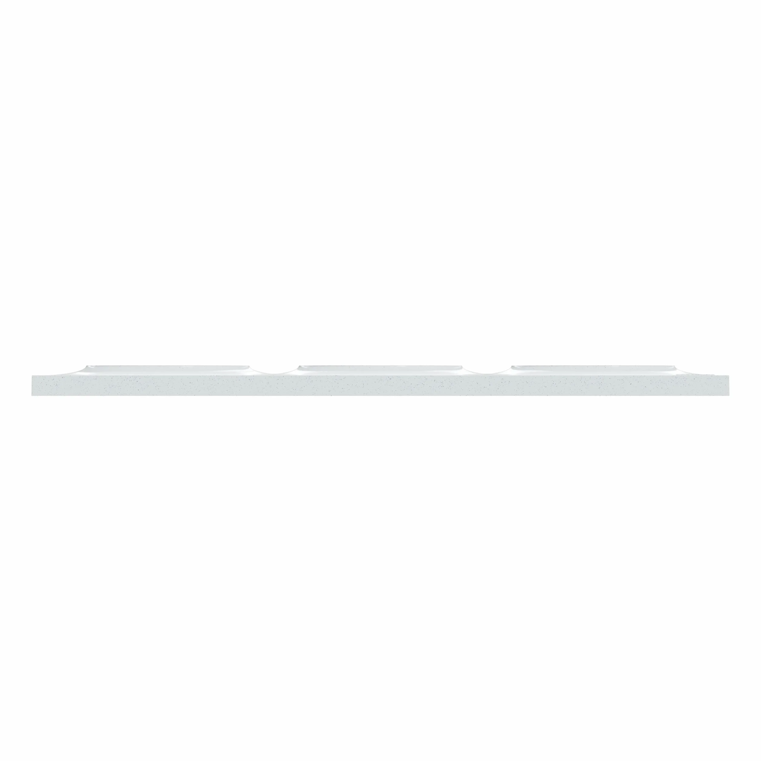 Schneider Electric - Odace Styl, biała płyta z recyklingu 3 poziome lub pionowe stacje dystansowe 71mm - S510706