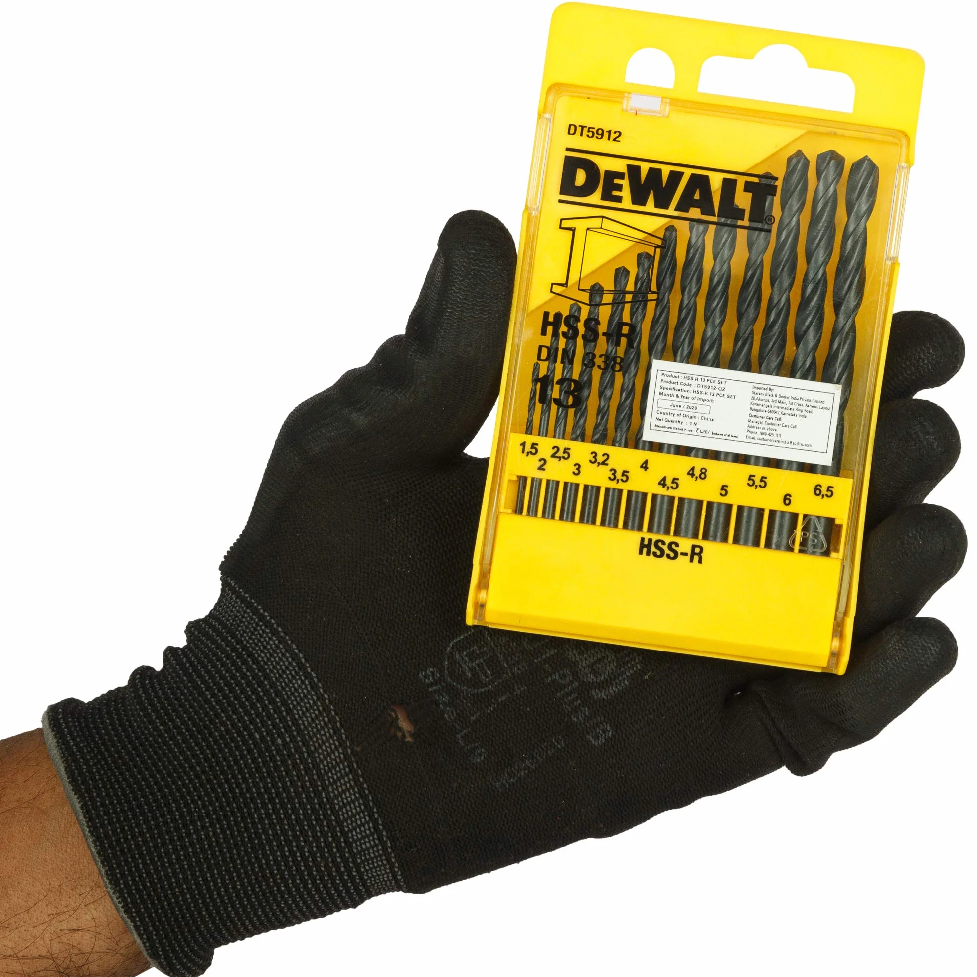 Dewalt Dewdt5912Qz-Tb Zestaw Wiertel, Wielokolorowy, 13 Sztuk