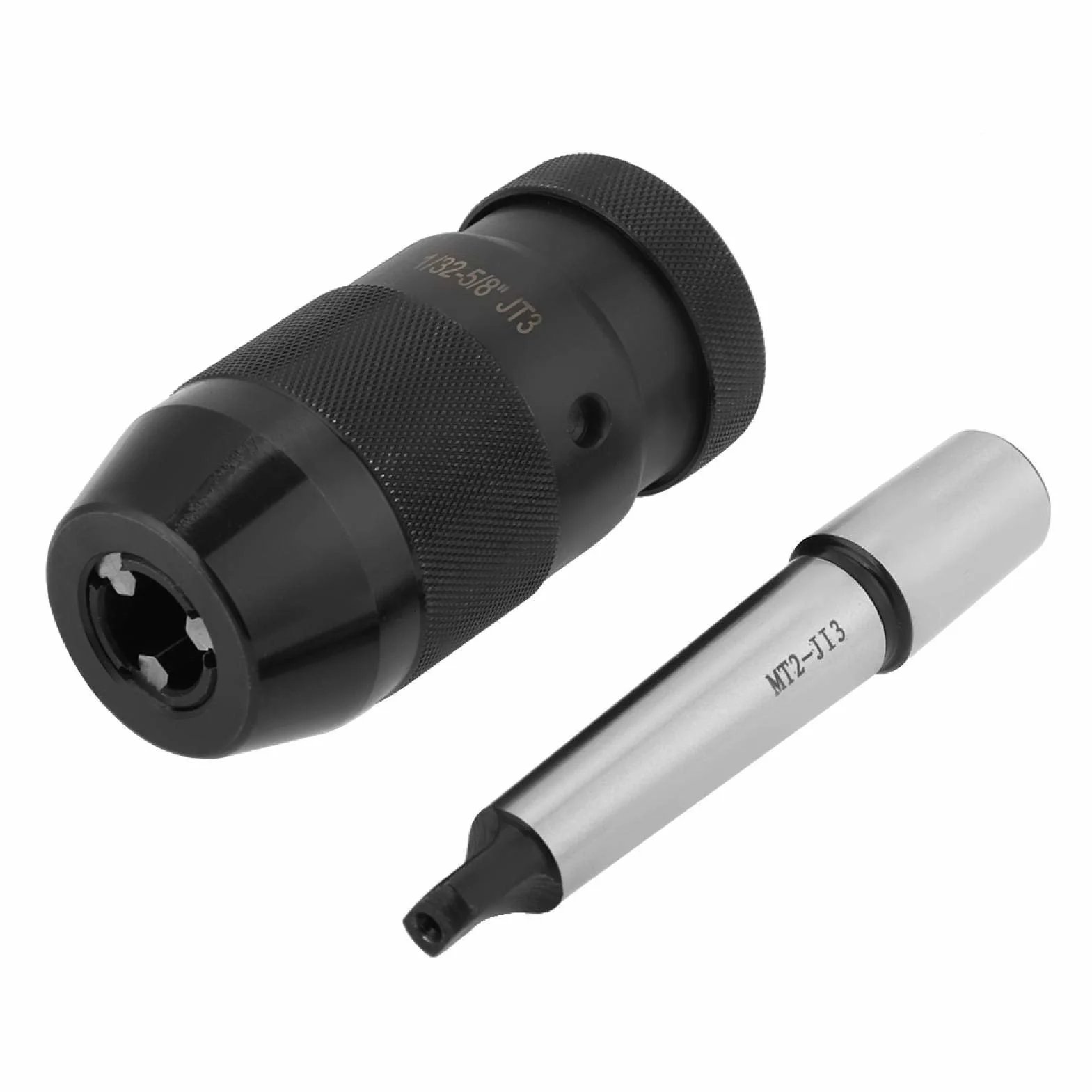 1-16mm bezkluczowy uchwyt wiertarski, 45# stalowy samozaciskowy bezkluczowy uchwyt wiertarski z trzpieniem stożkowym MT2-JT3