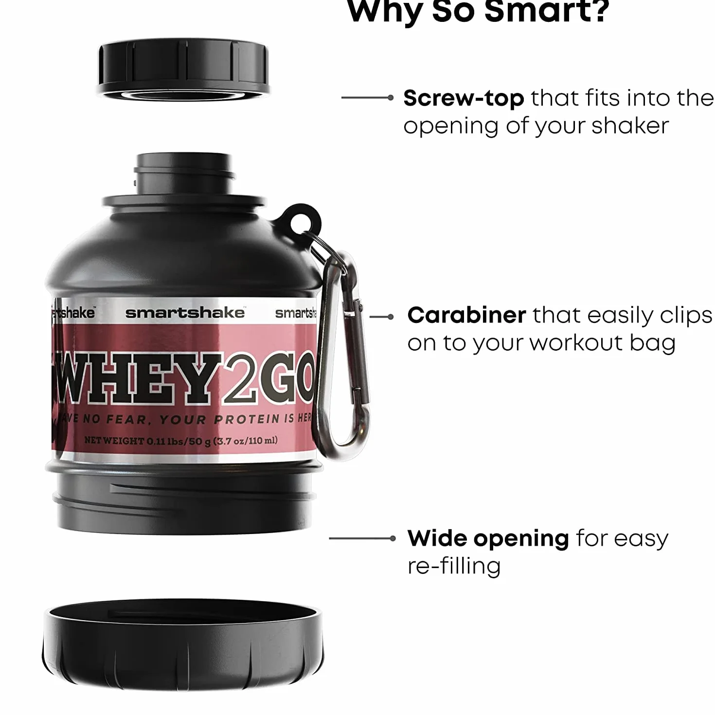 Smartshake WHEY2GO Funnel Akcesoria fitness