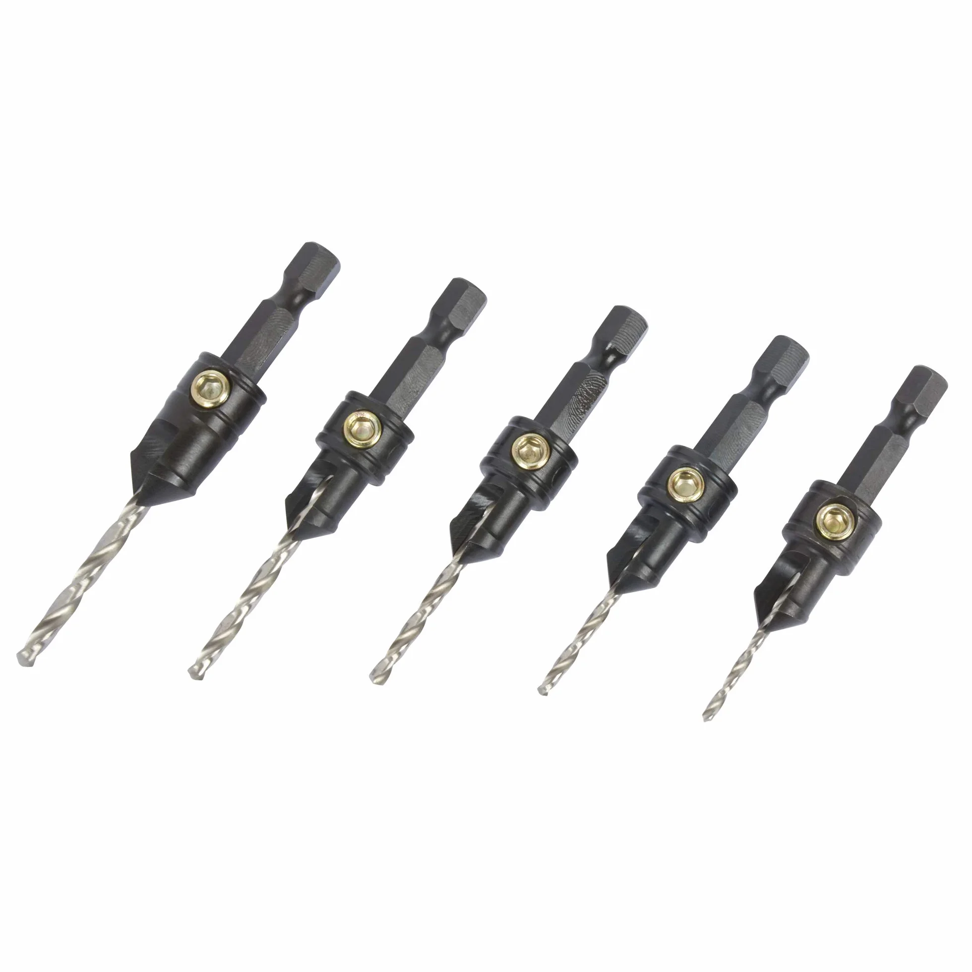 Trend 5-częściowy zestaw pogłębiaczy Snappy, otwory pilotujące i pogłębienia, śruby nr 4-12, SNAP/CS/SET