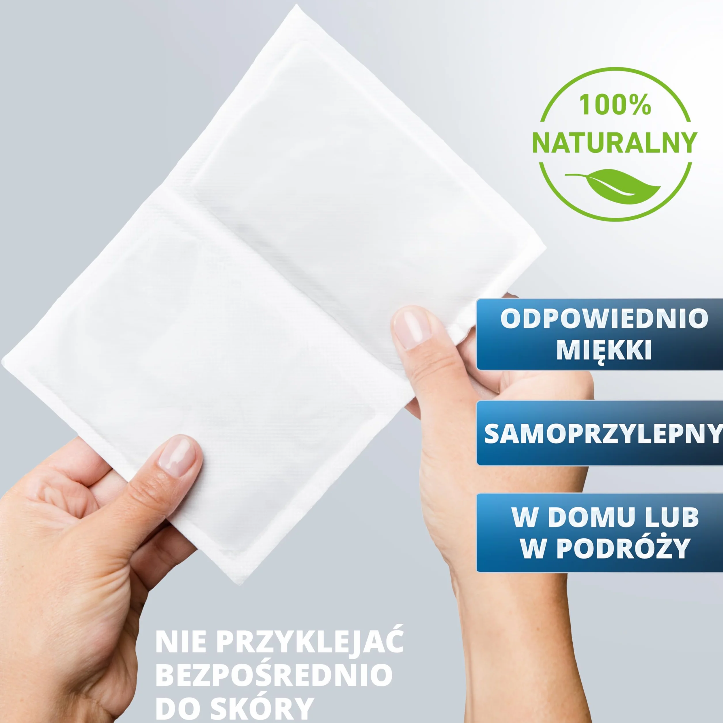 THE HEAT COMPANY Podgrzewacz XL 3 sztuki samoprzylepny ogrzewacz do ciała 18 godzin ciepło aktywowany powietrzem naturalny