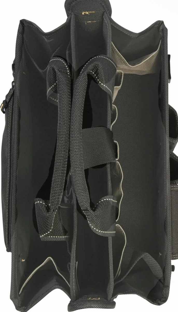 CLC Custom Leathercraft 1529 16 cali. Torba na narzędzia z tacą środkową, 16 kieszeni