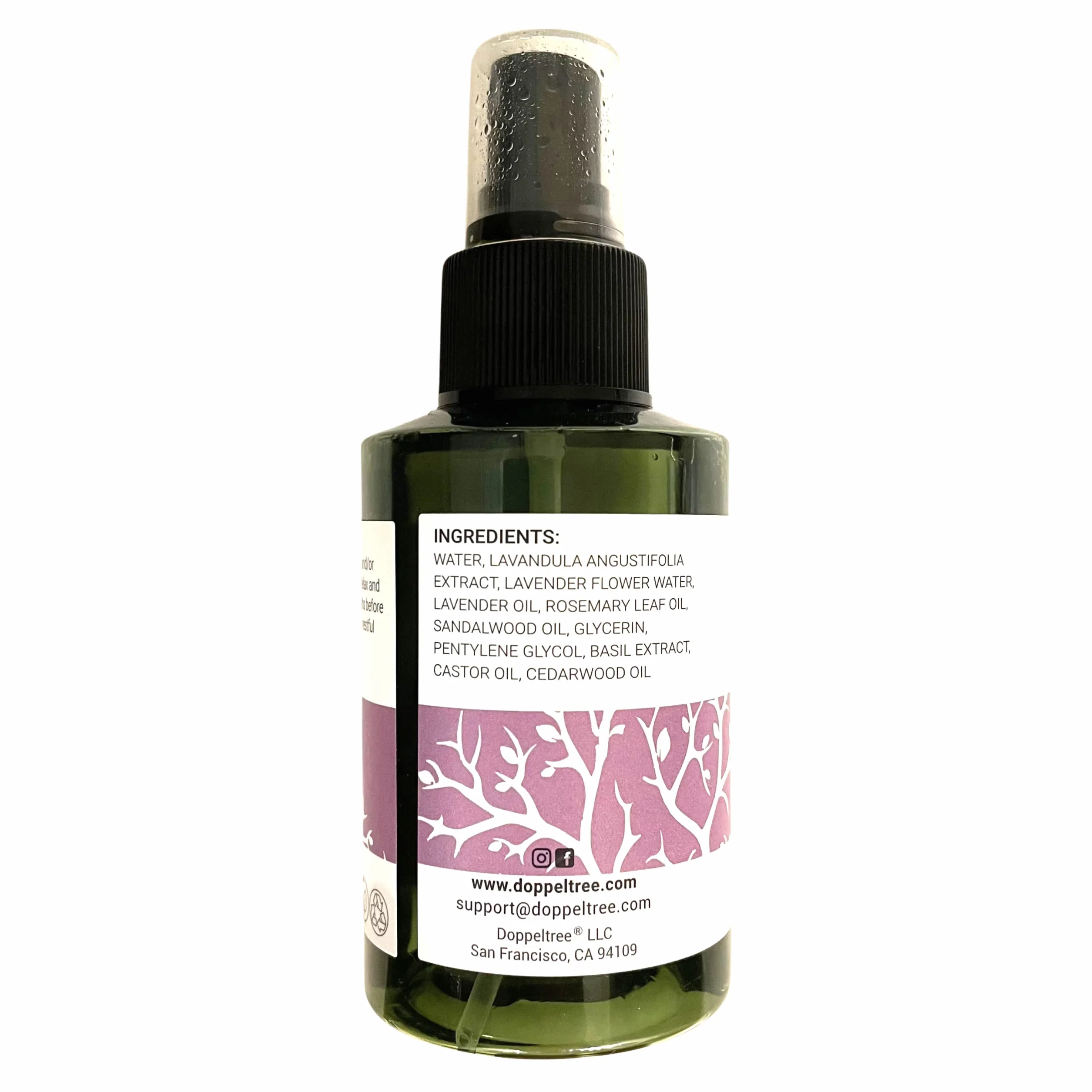 Doppeltree spray do poduszek z lawendowym olejkiem eterycznym naturalny relaksujący