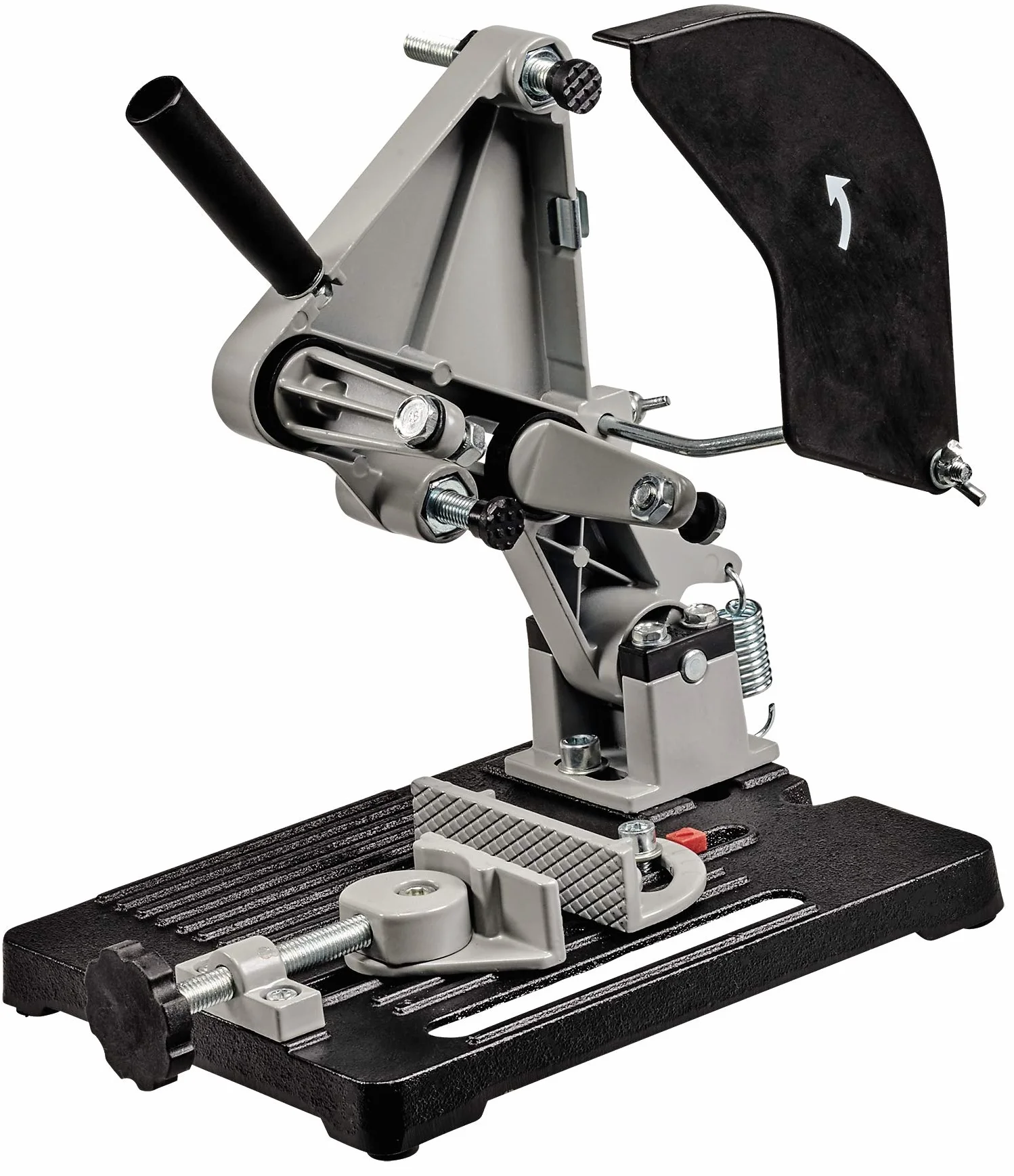 Oryginalny stojak rozdzielający Einhell TS 115/125 (do szlifierek kątowych Ø 115 mm i Ø 125 mm, zabezpieczenie przed iskrami, regulowany napinacz obrabianego przedmiotu, wytrzymały przegub obrotowy + odciążenie sprężyny)